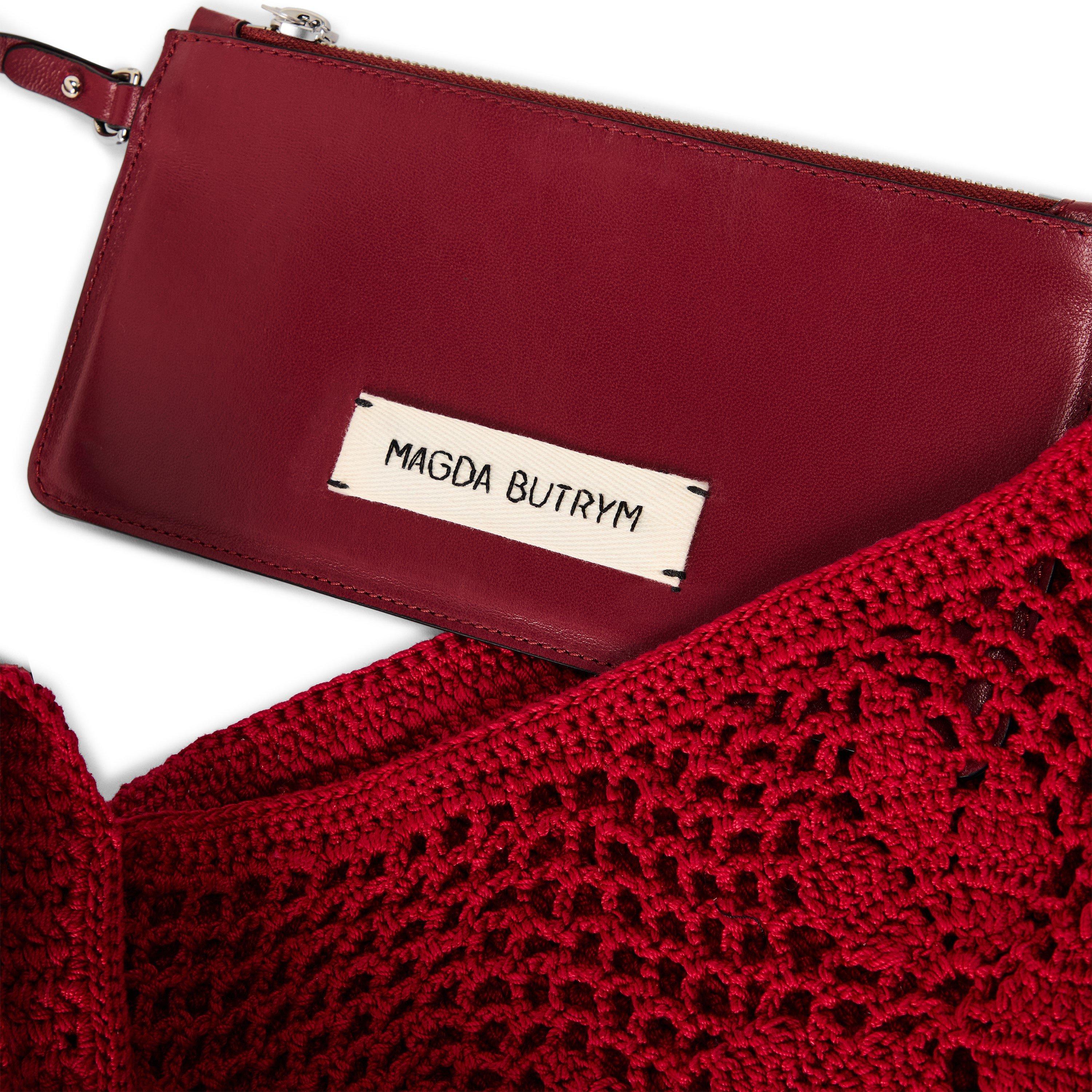 Red - Magda Butrym - Women's Tote Crochet Bag - 4