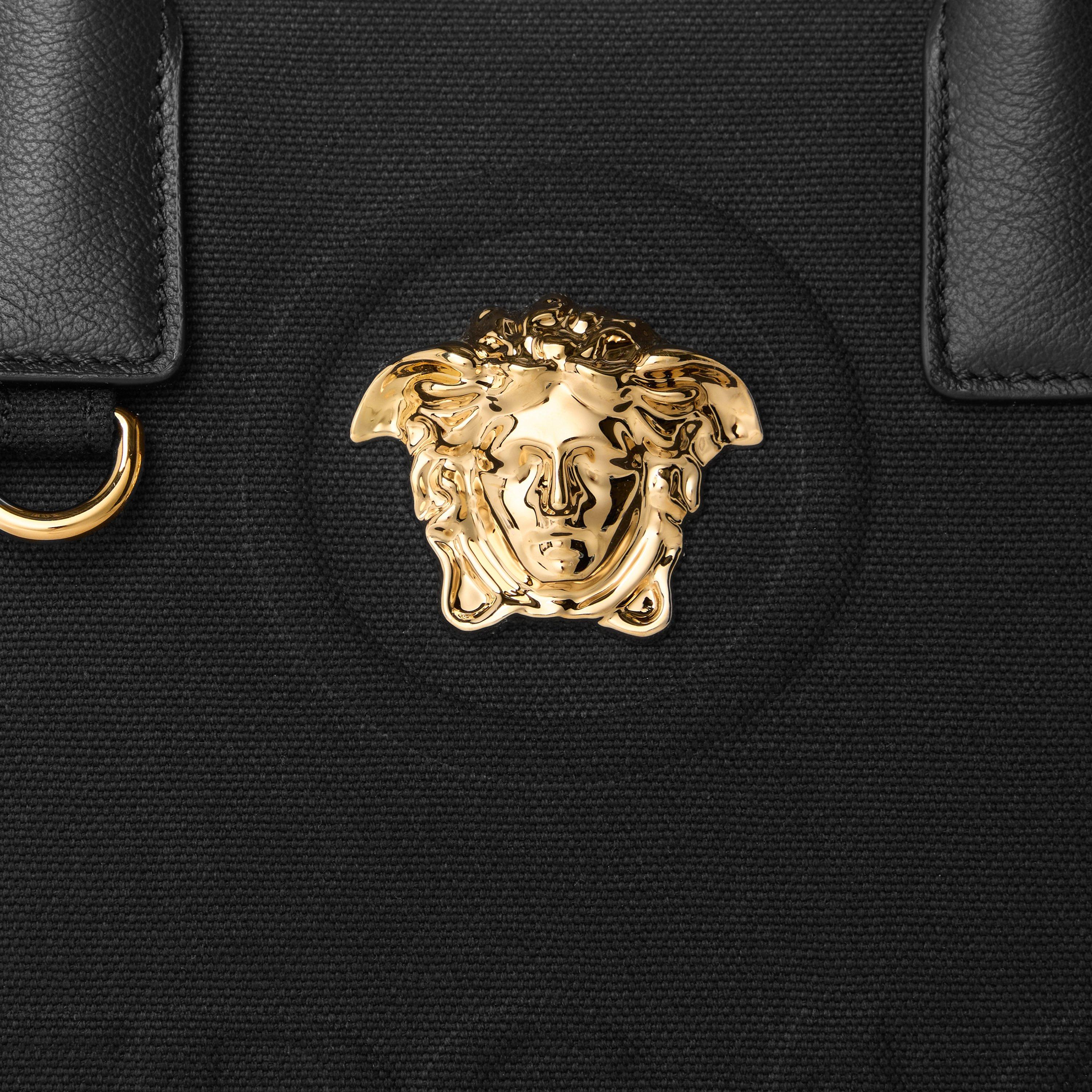 Black/Gold - Versace - Versace Cnvs Tot Sml Ld64 - 3