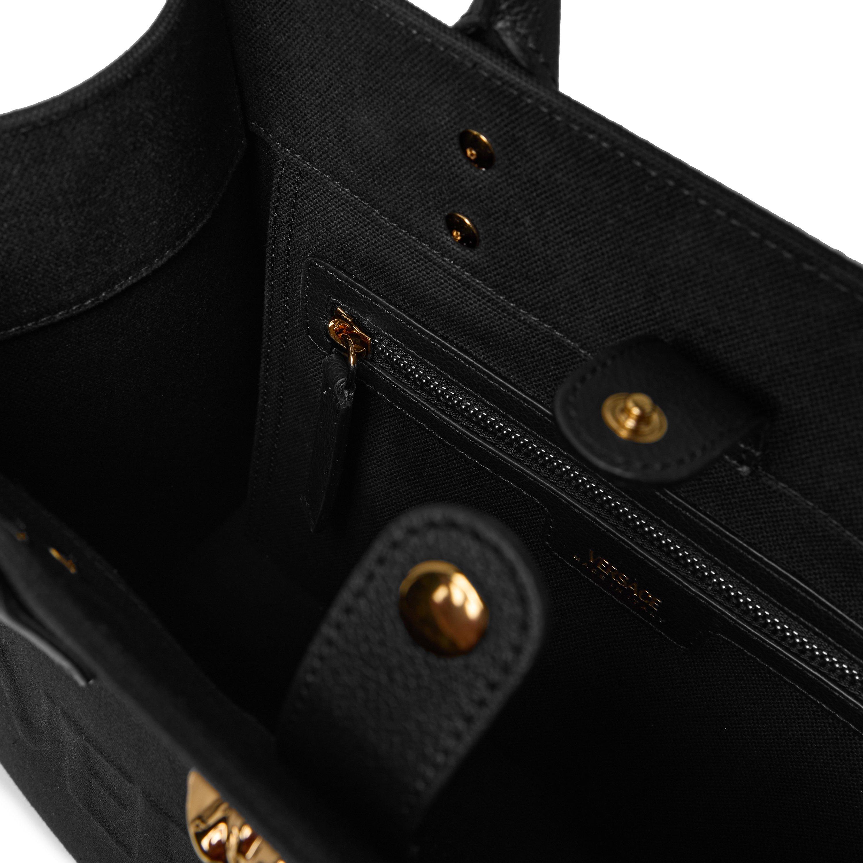 Black/Gold - Versace - Versace Cnvs Tot Sml Ld64 - 4