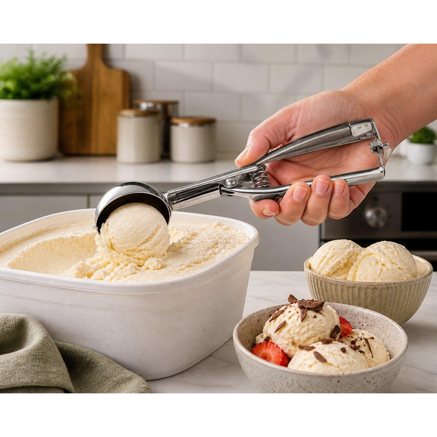 Silver - Alpina - Ice Cream Scoop - 3