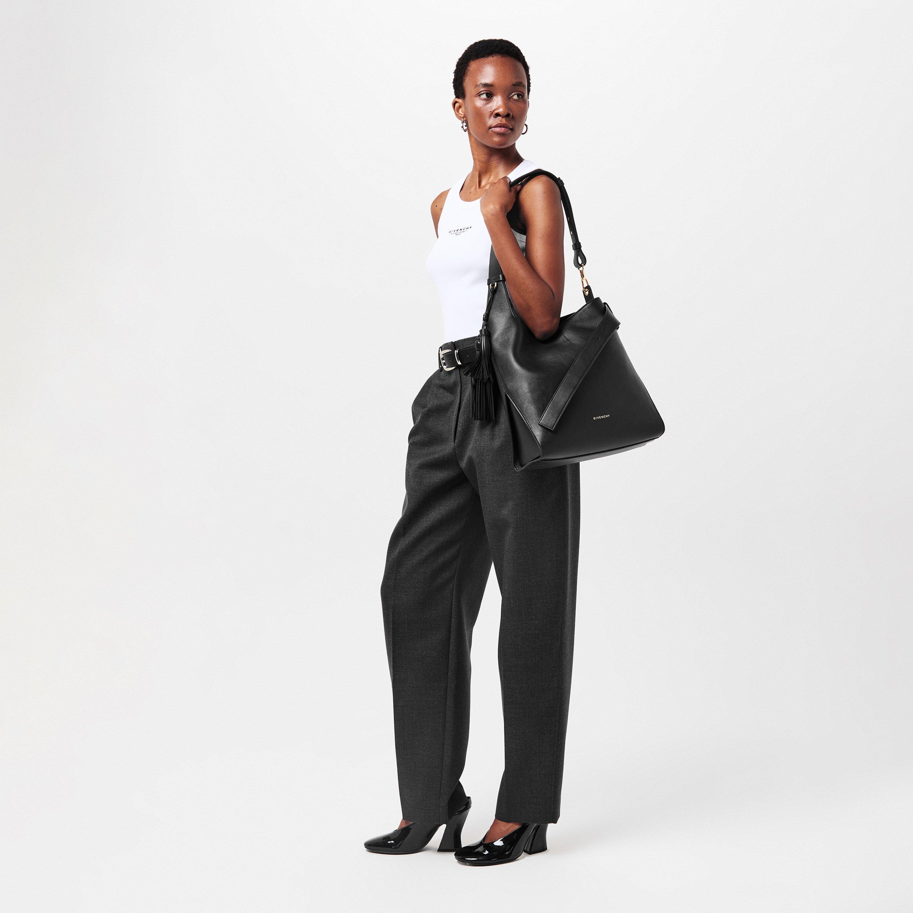 Black - GIVENCHY - Medium Belted Hobo Bag - 6