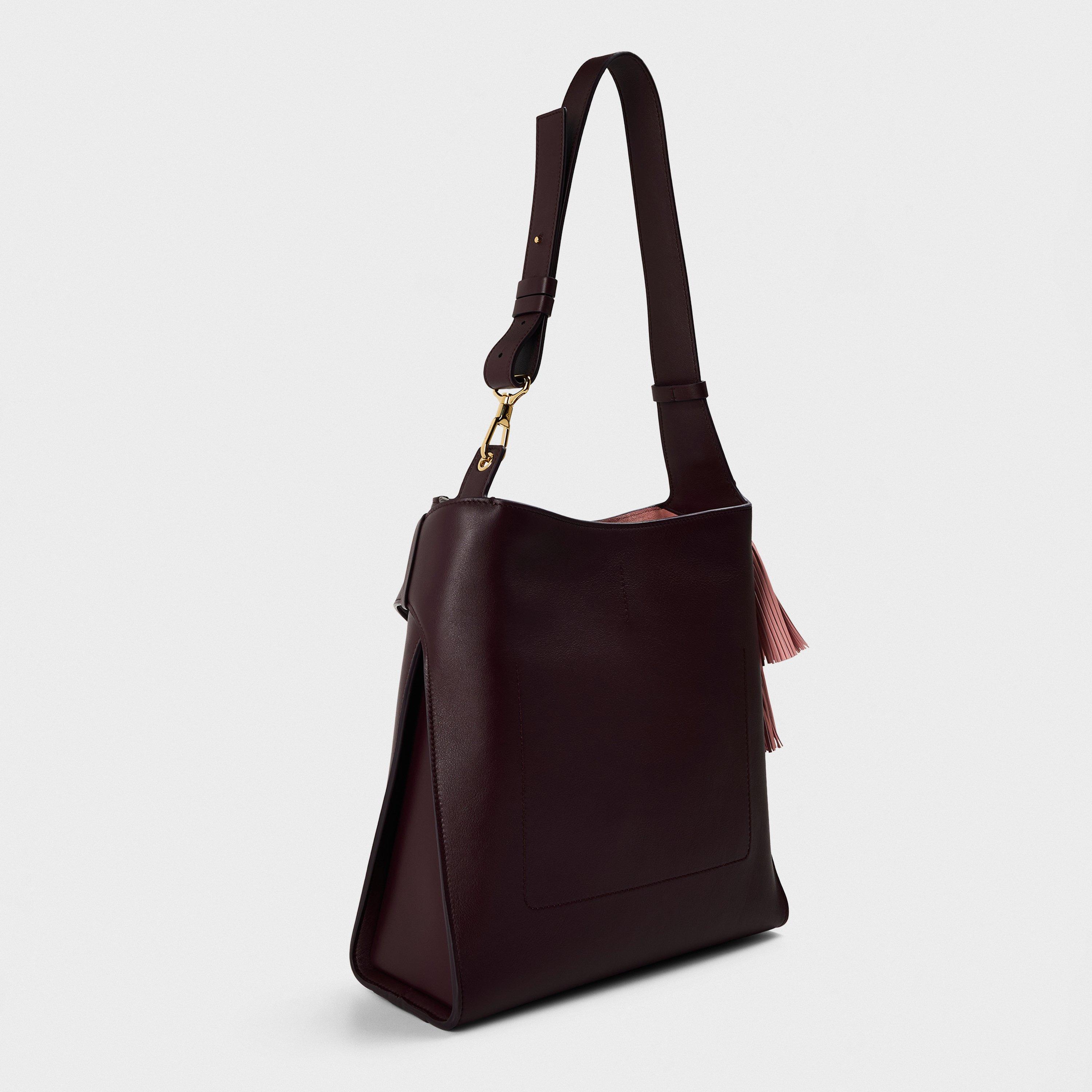 Burgundy - GIVENCHY - Medium Belted Hobo Bag - 2