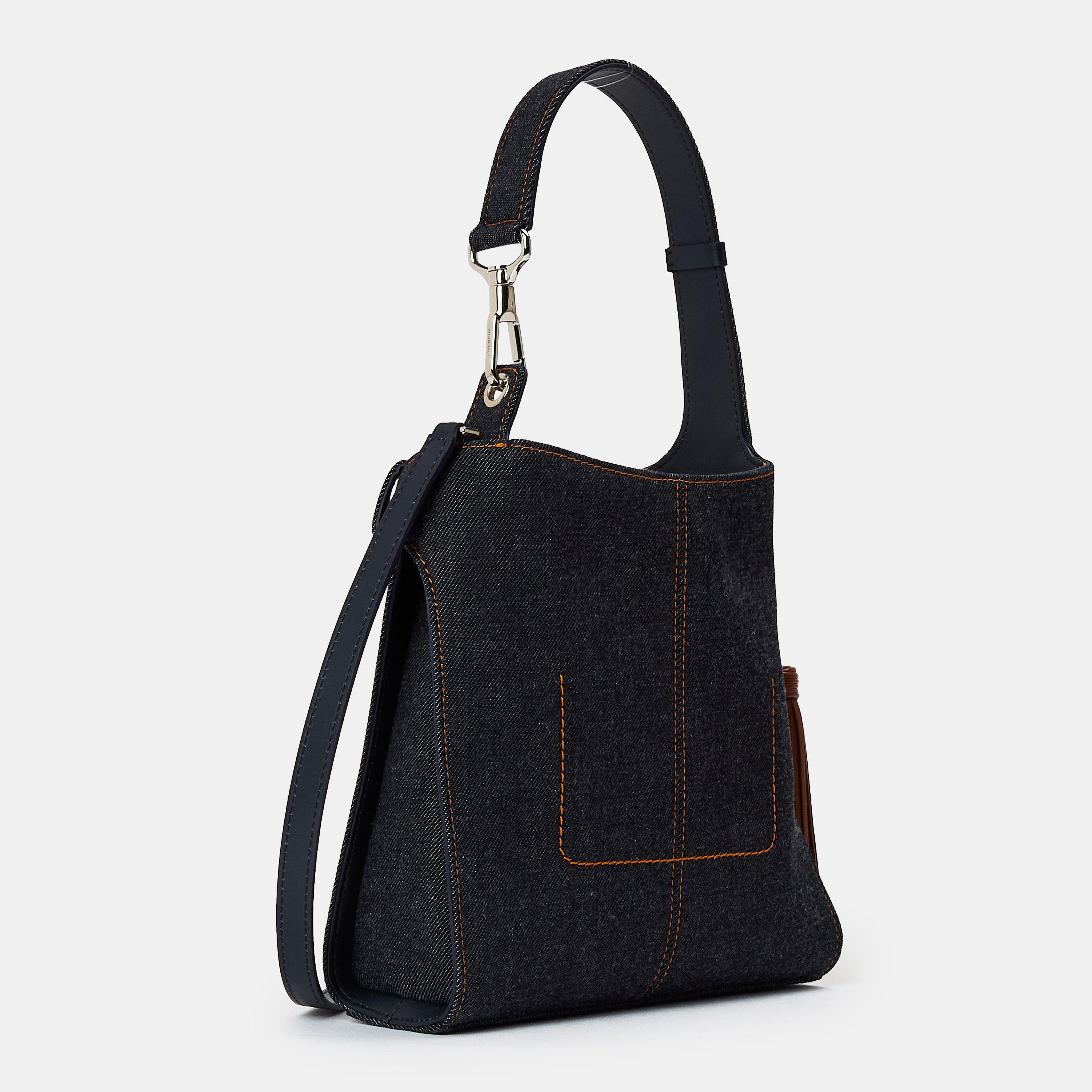 Indigo Blue - GIVENCHY - Mini Denim Belted Hobo Bag - 2
