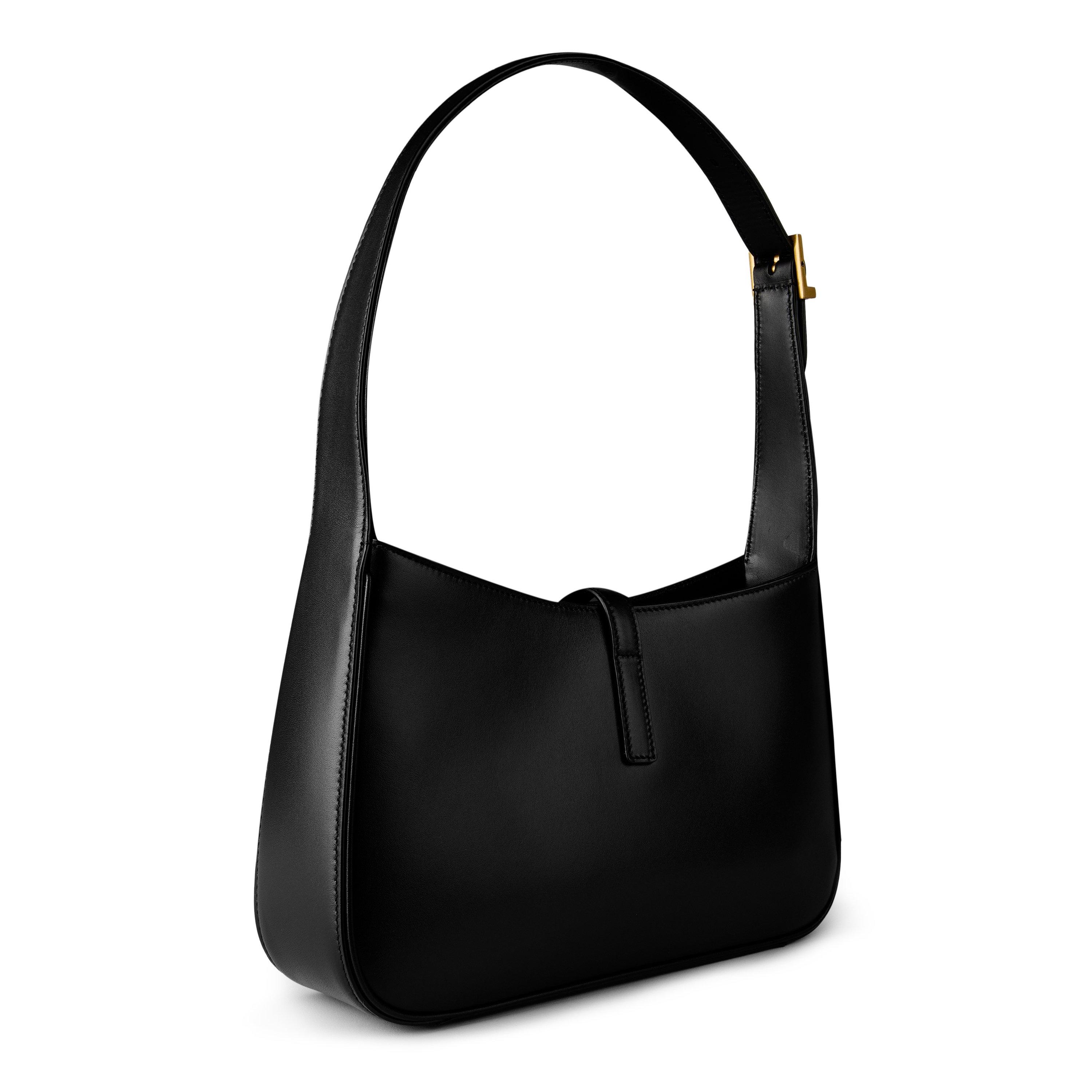 Black - Saint Laurent - Le 5 À 7 Leather Hobo Bag - 3