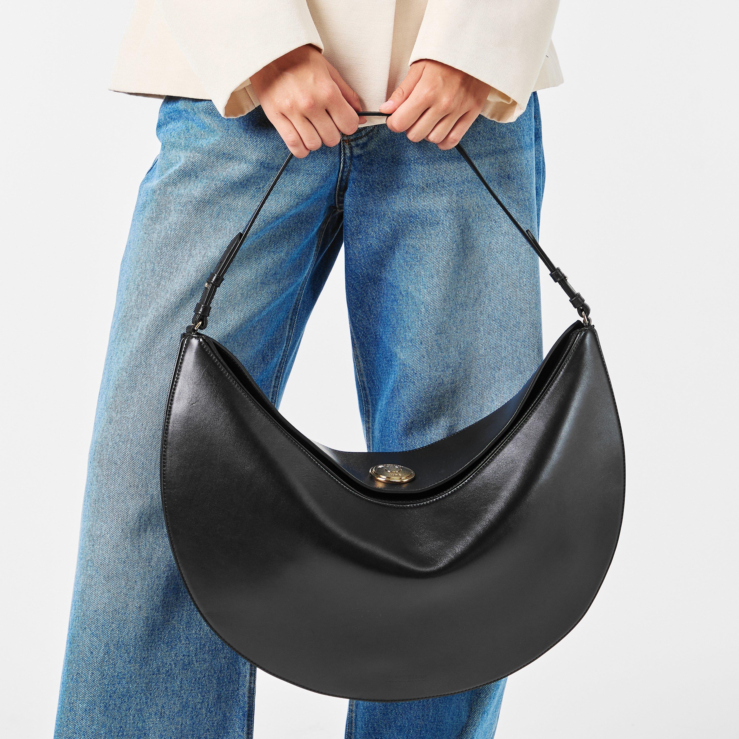 Black - Jacquemus - Women's Jacquard Calisso Rond Hobo Bag - 3