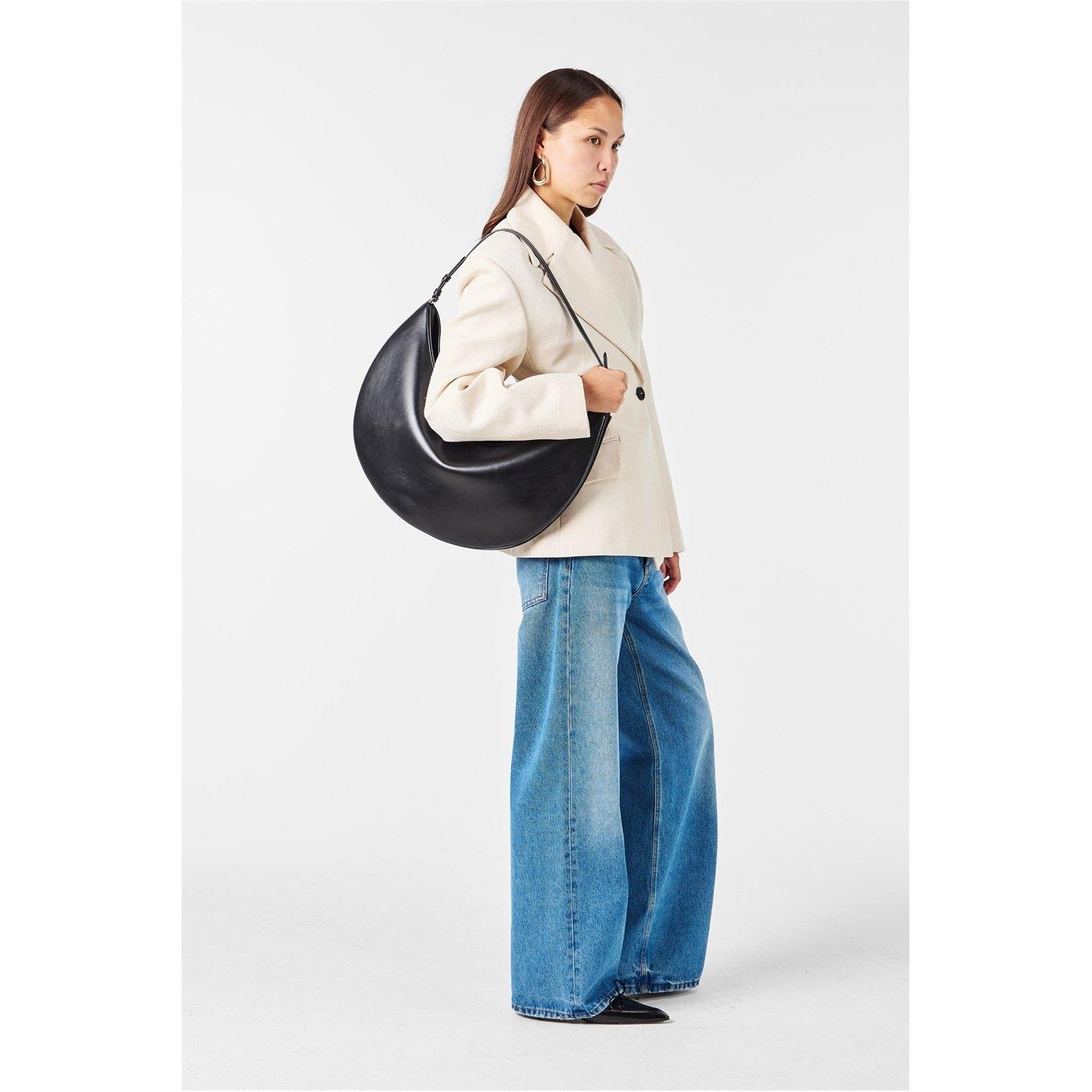 Black - Jacquemus - Women's Jacquard Calisso Rond Hobo Bag - 4