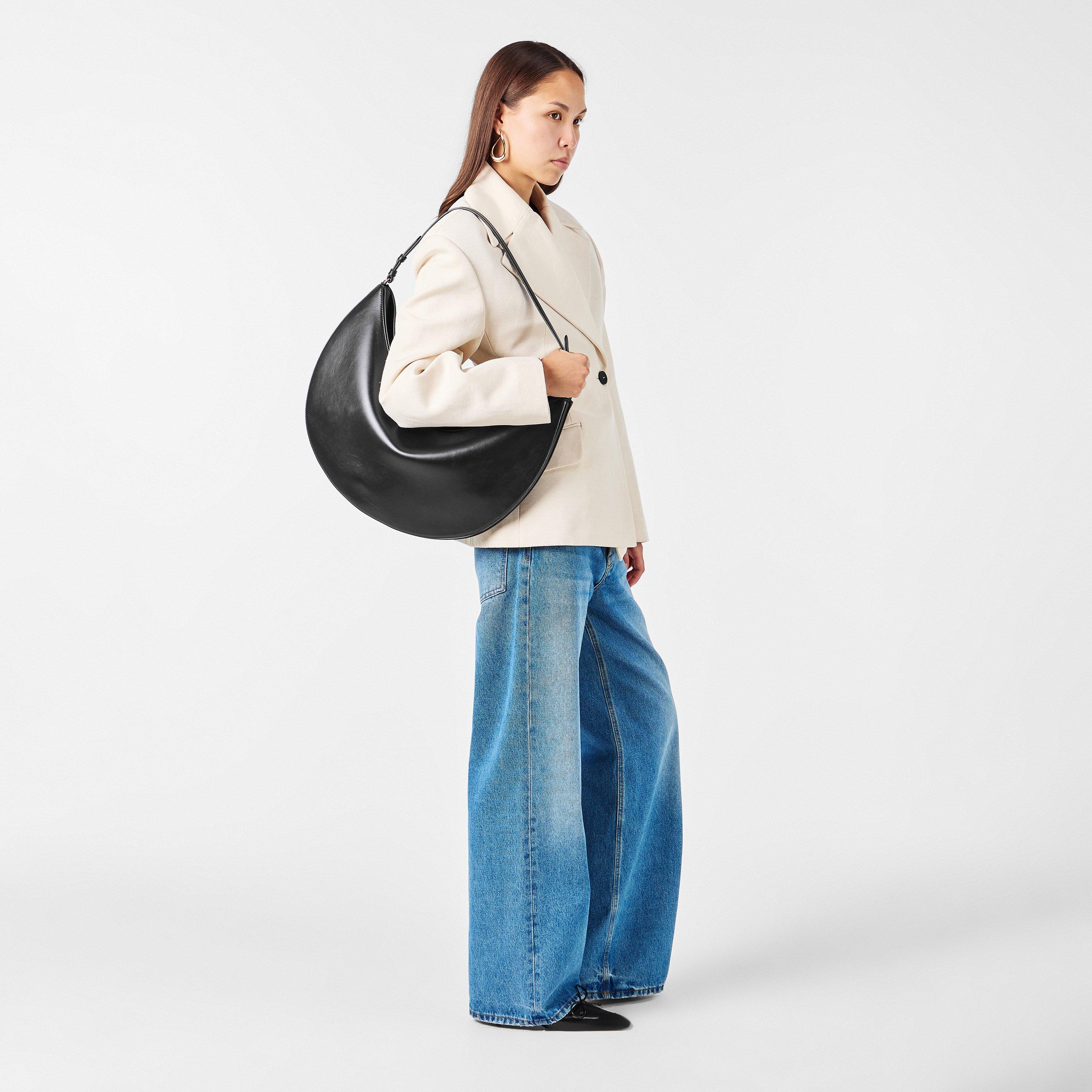 Black - Jacquemus - Women's Jacquard Calisso Rond Hobo Bag - 7