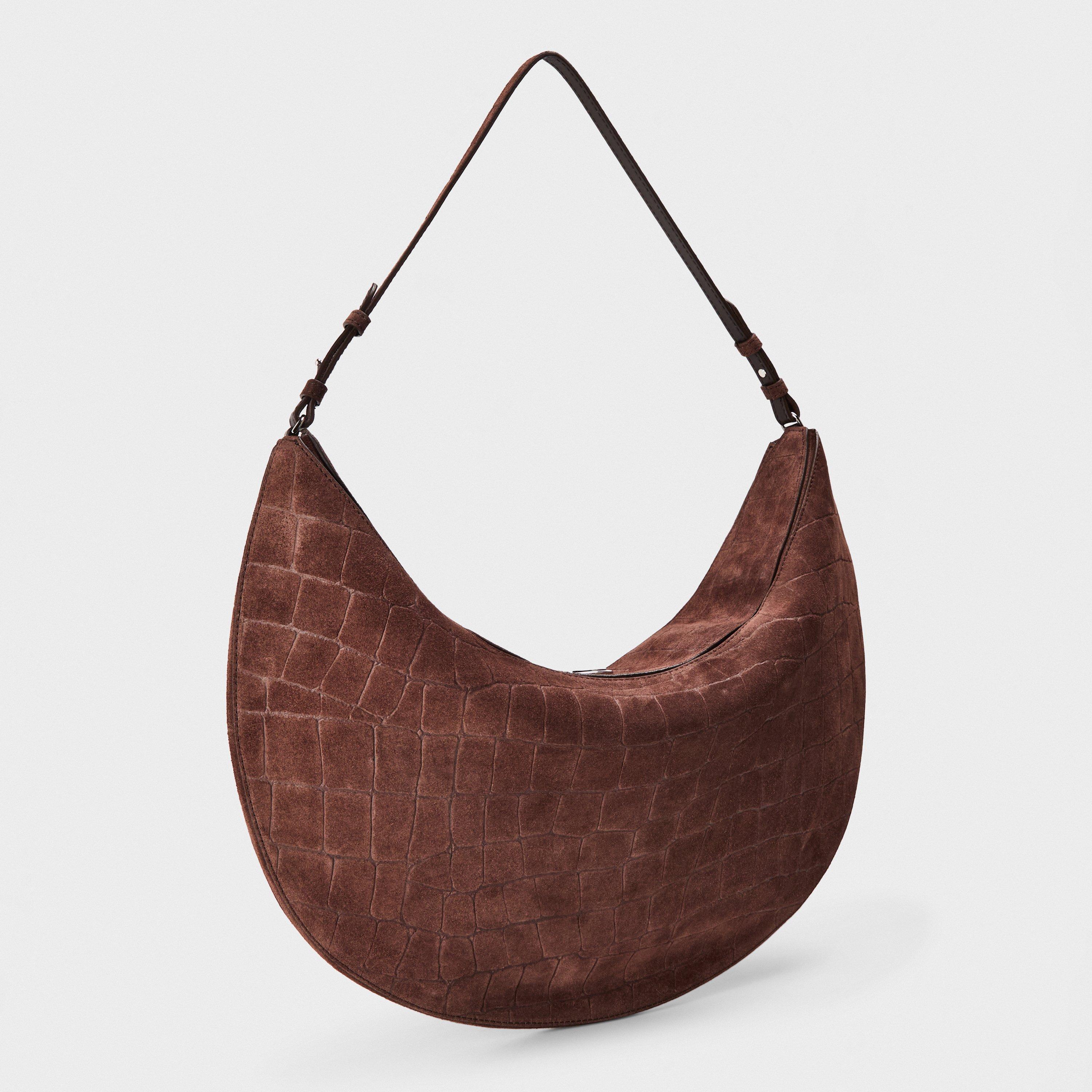 Dark Brown - Jacquemus - Women's Jacquard Calisso Rond Hobo Bag - 2