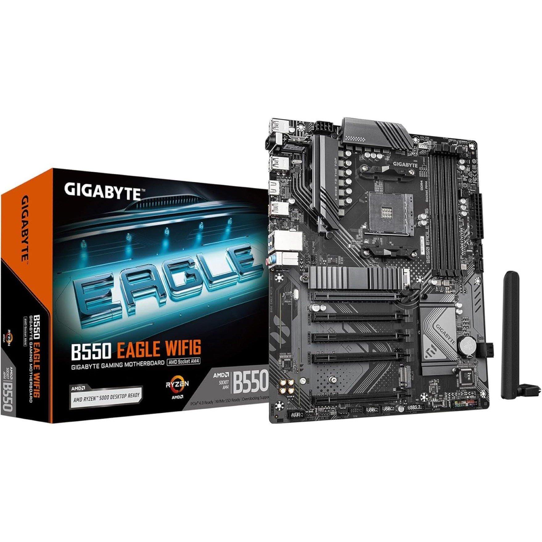 Gigabyte Technology GIGABYTE B550 Eagle WIFI6 AMD AM4 ATX Motherboard