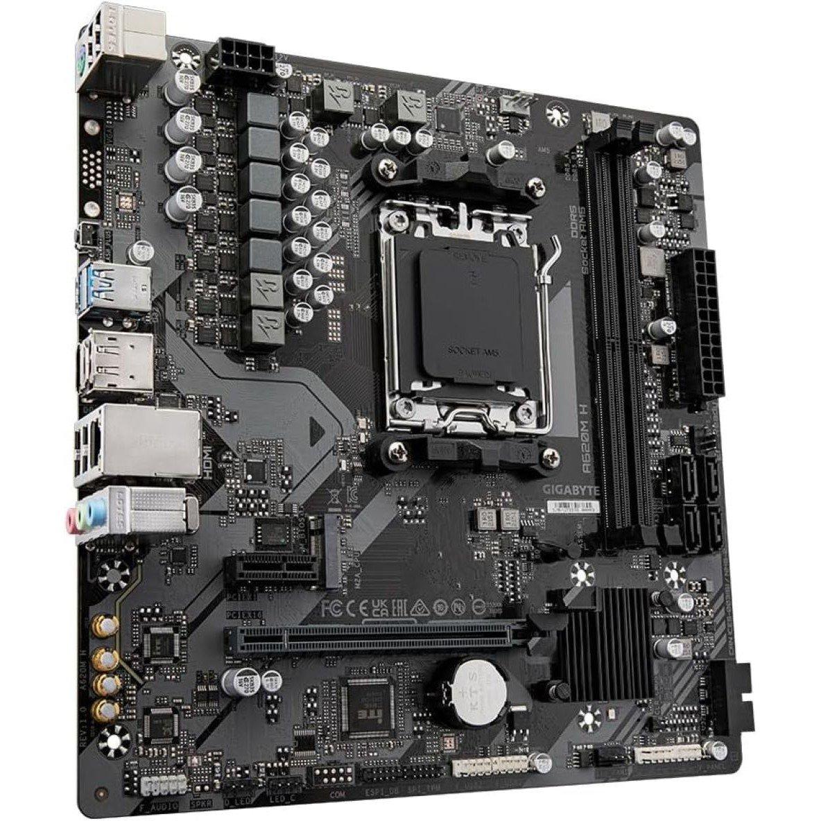 Crna - Gigabyte Technology - Gigabyte A620M H Motherboard - 2