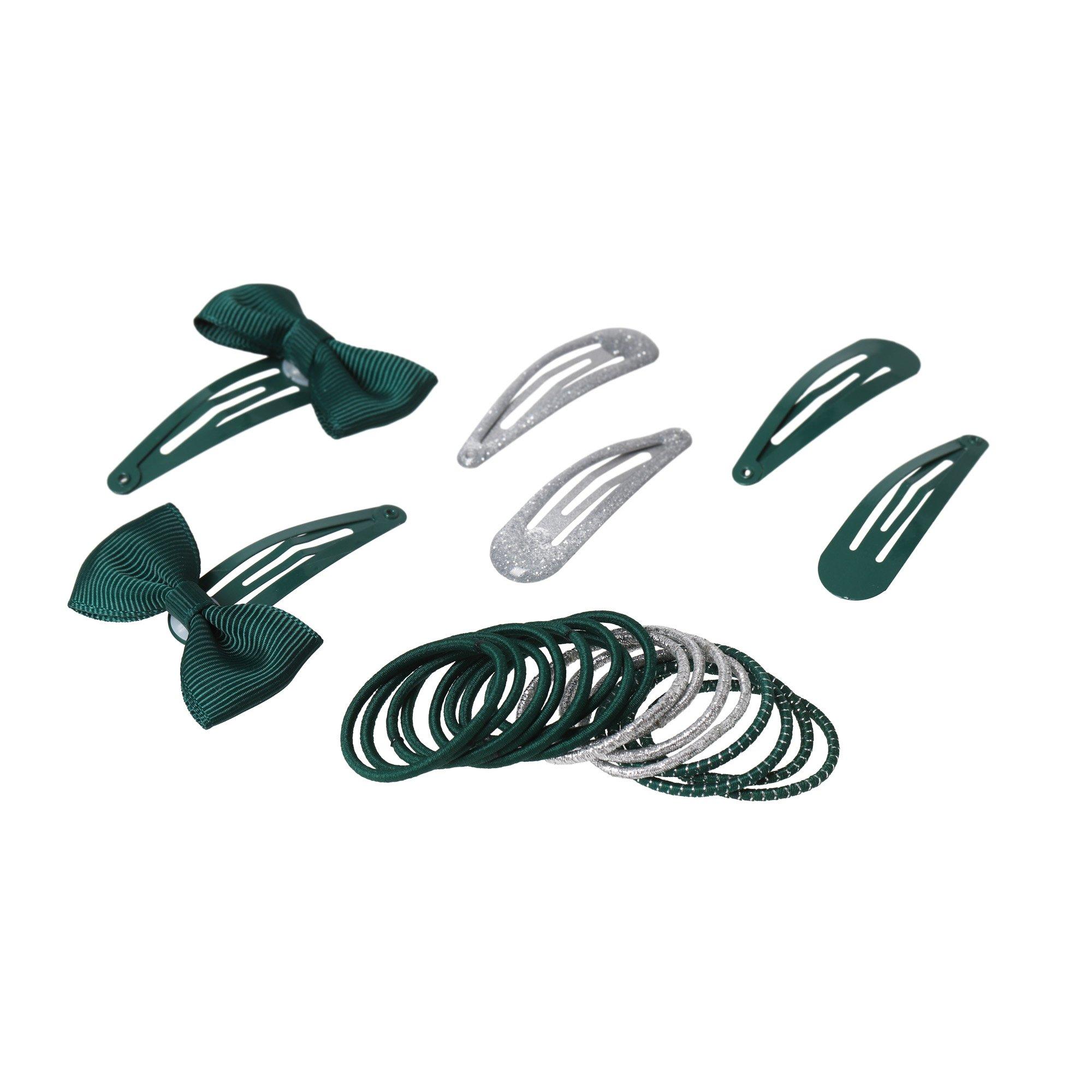 Groen - Flitzy - School Hair Clips and hairbands Set - 2