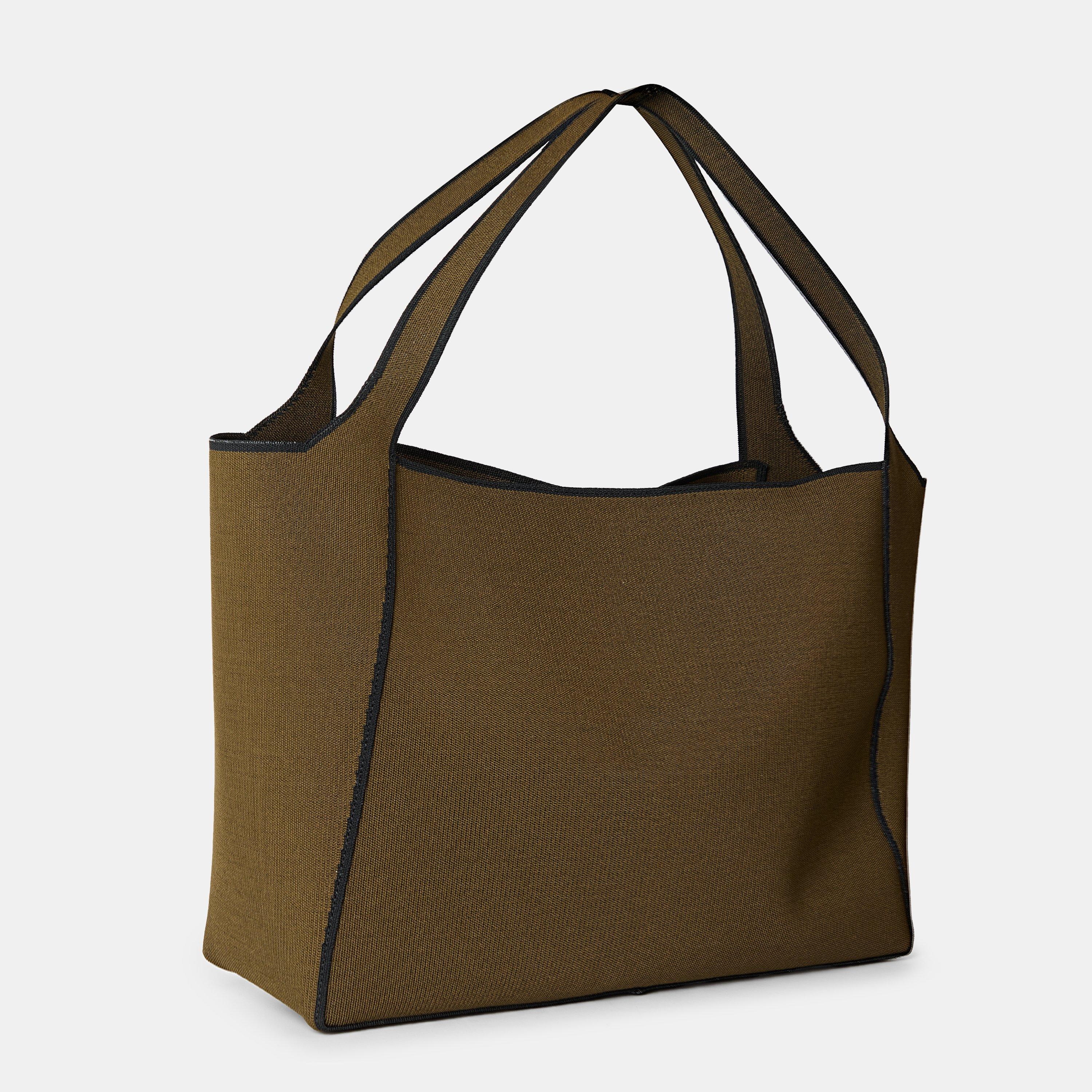 Khaki - Stella McCartney - Women's Knitted Tote Bag - 2