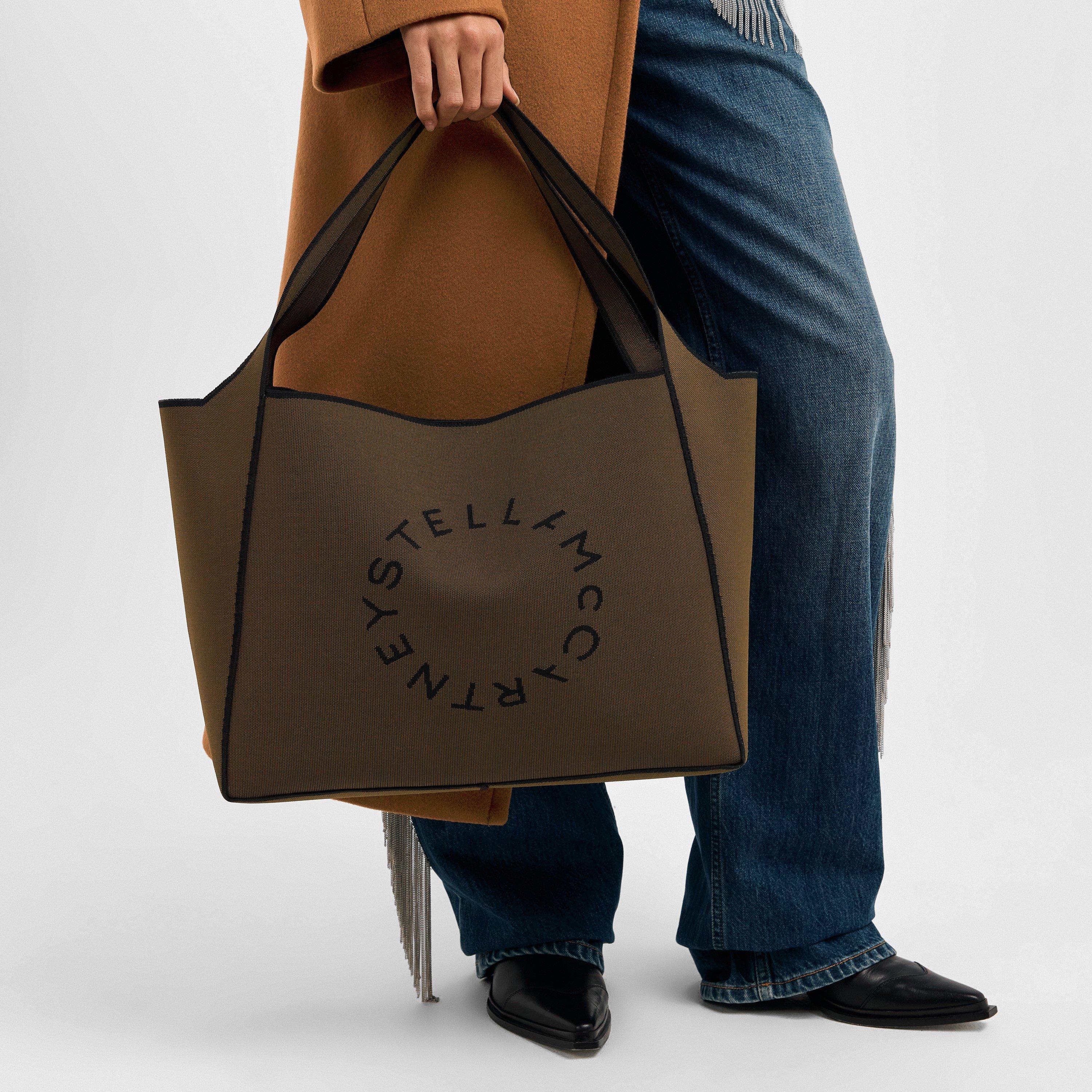 Khaki - Stella McCartney - Women's Knitted Tote Bag - 3