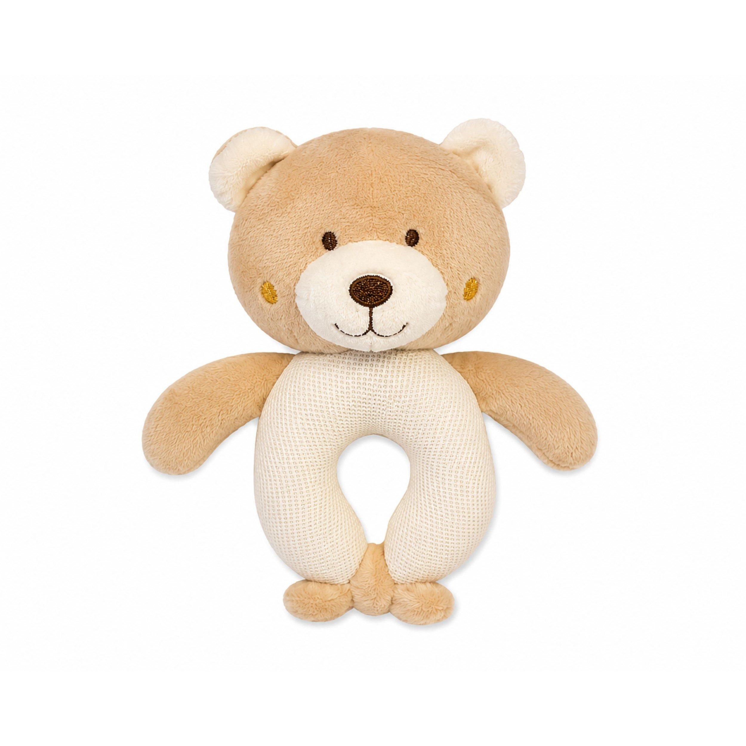 Cute And Co  Newborn Cute & Co Baby Bear Rattle - Taupe