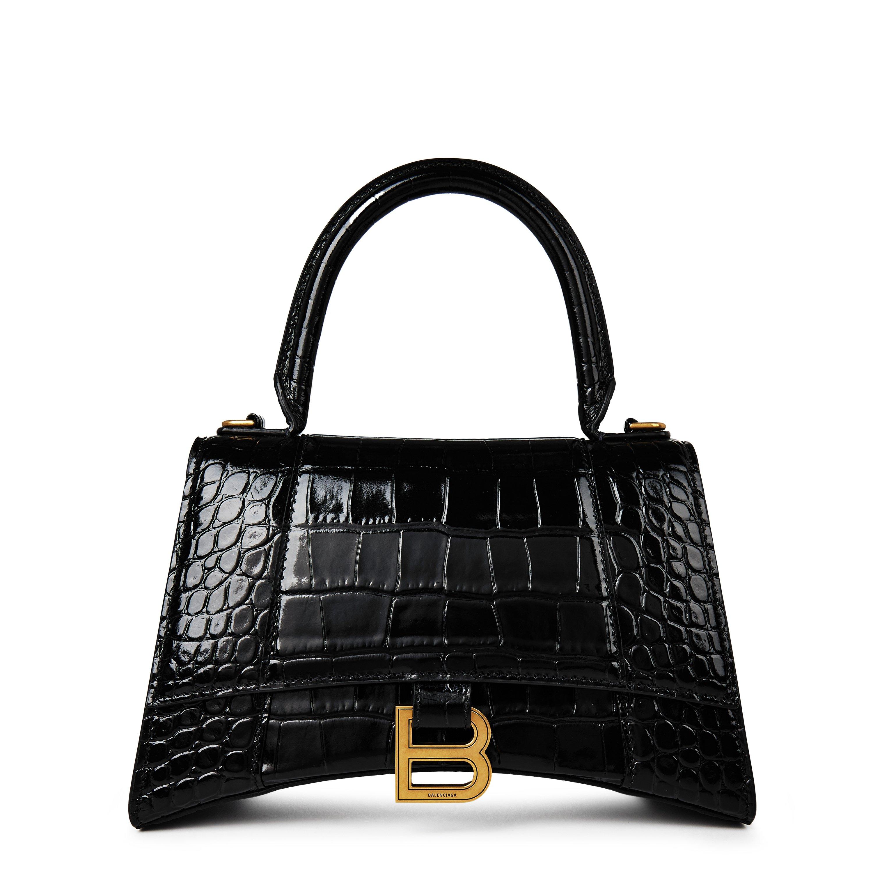 Balenciaga Hourglass Small Crocodile Handbag | Flannels