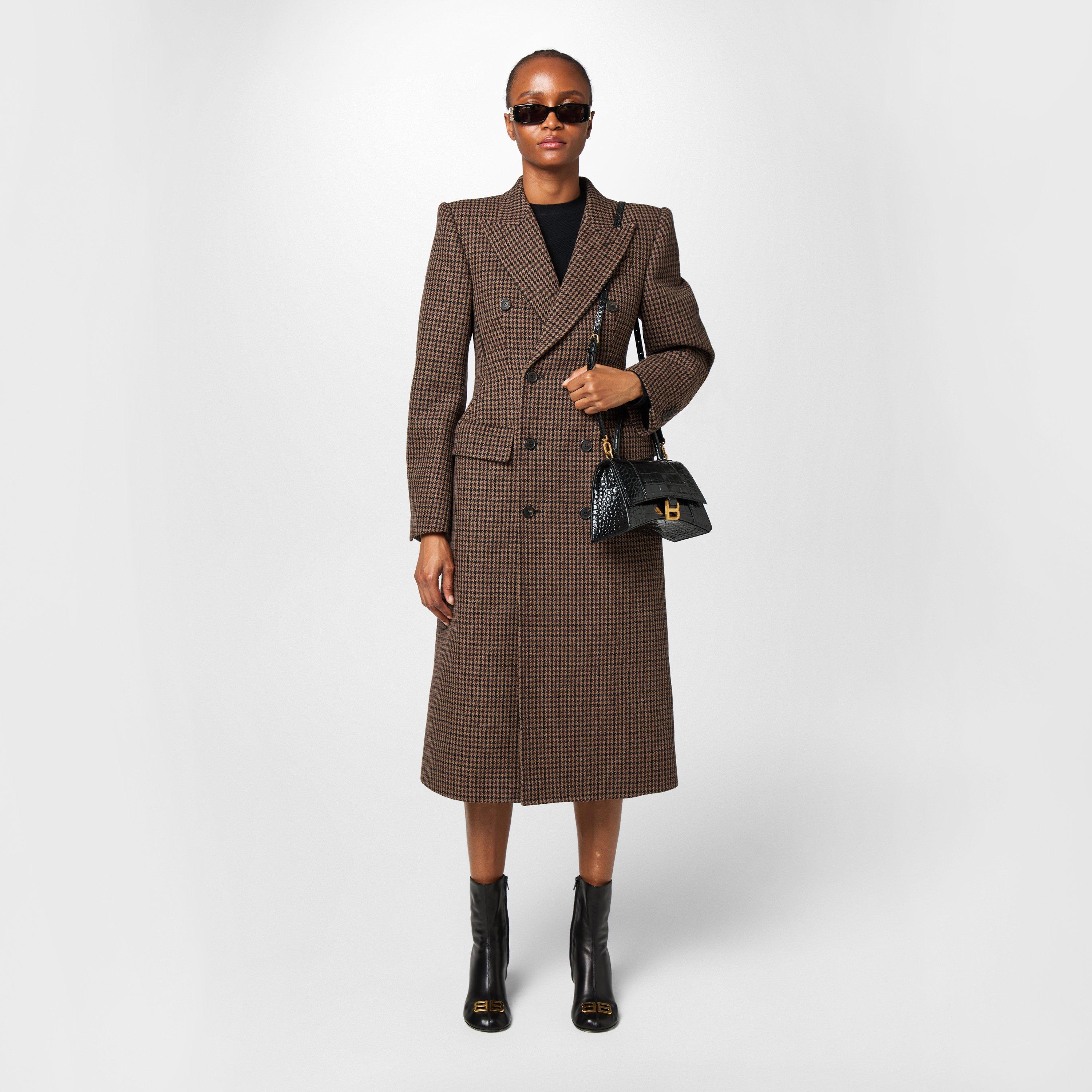 Black 1000 - Balenciaga - Hourglass Small Crocodile Handbag - 2