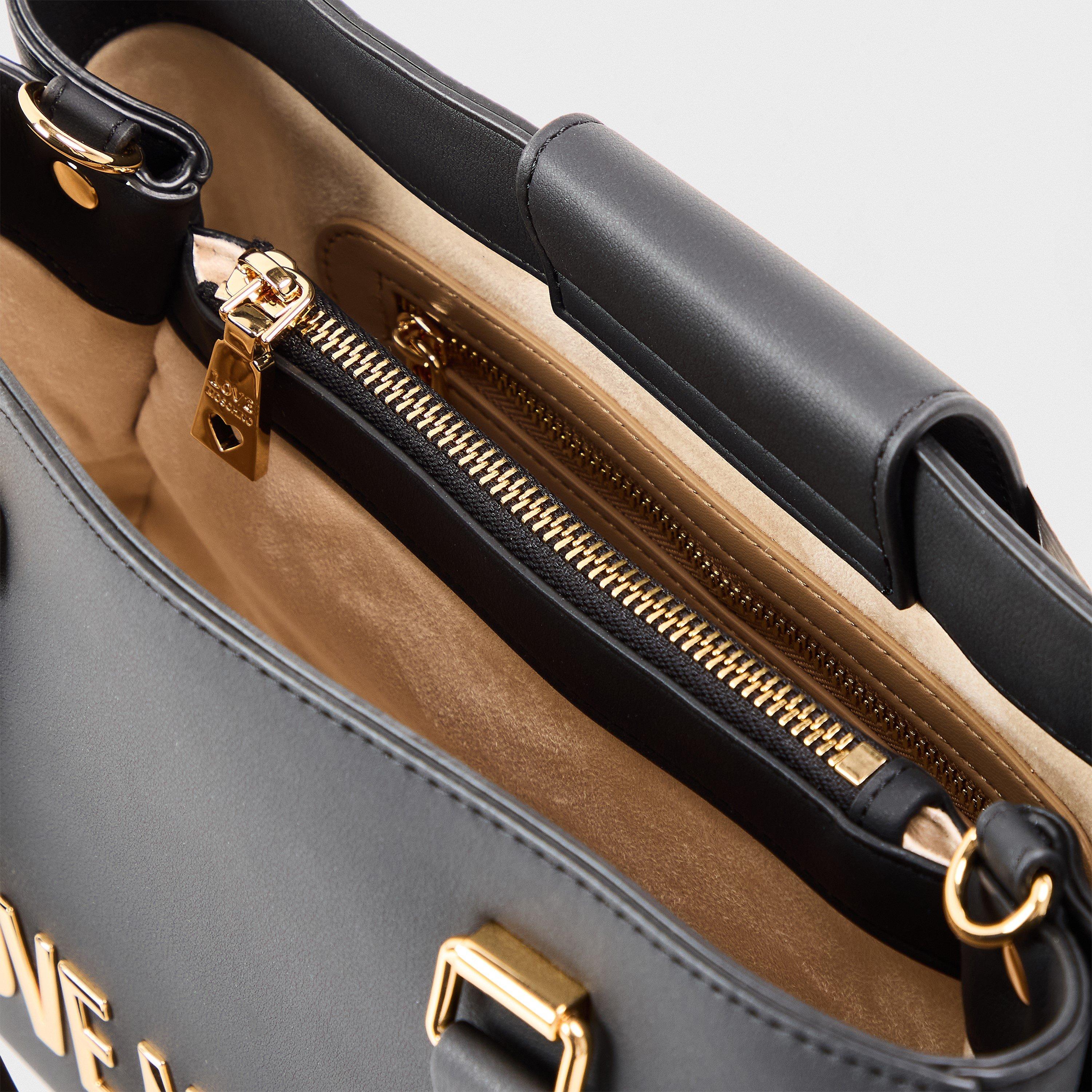 Black - Love Moschino - LM Bold TH Tote Ld61 - 3