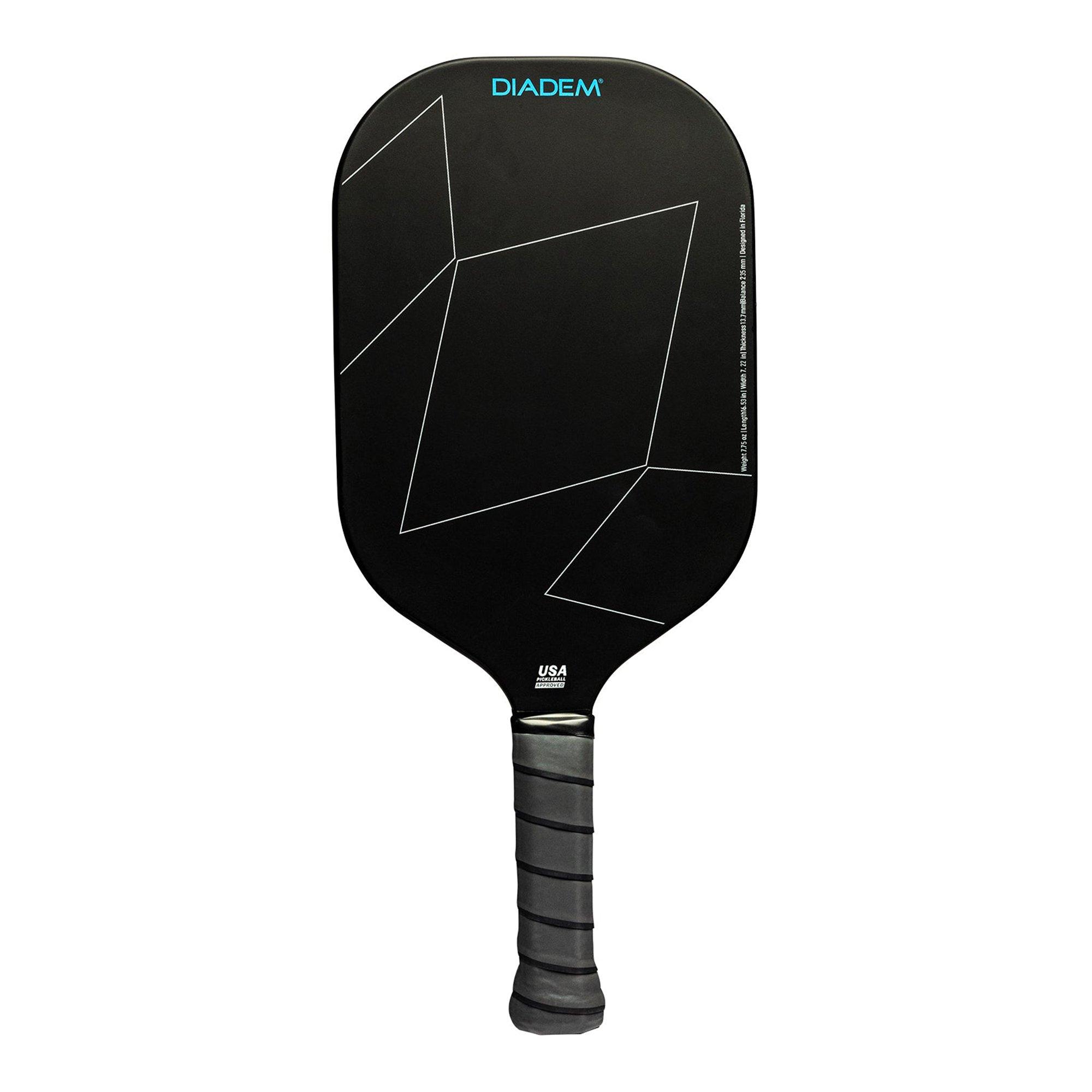 Black/Blue - Diadem - A52 Pickleball Paddle - 2