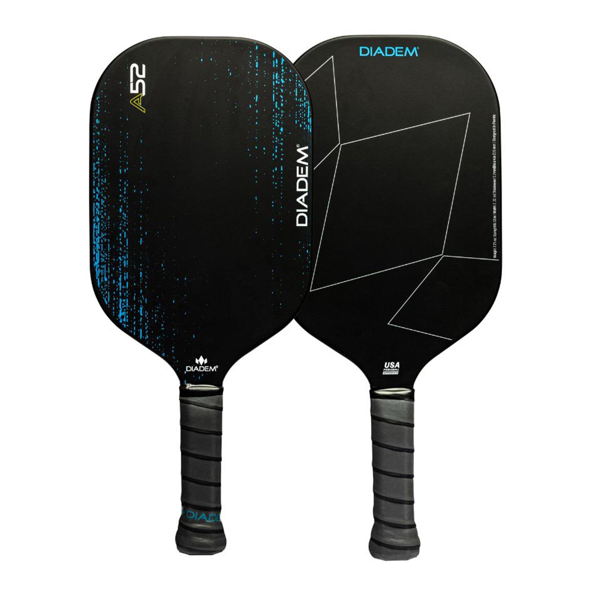 Black/Blue - Diadem - A52 Pickleball Paddle - 3