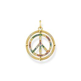 Thomas Sabo Charm Peace Pendant with Colourful Stones