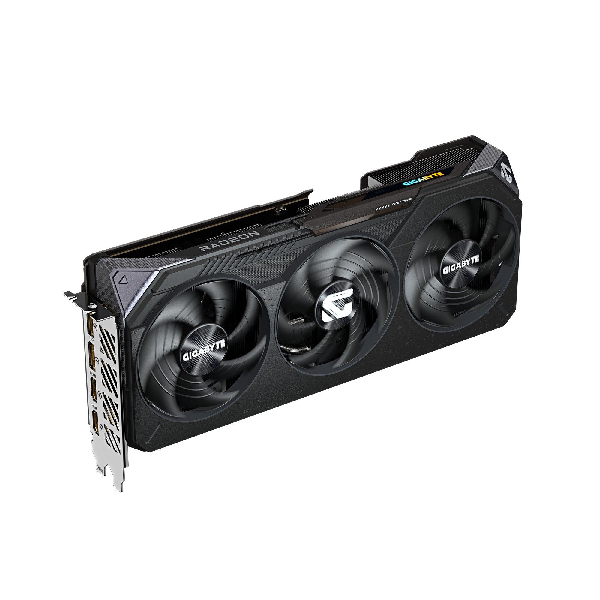 Black - Gigabyte Technology - Radeon RX 9070 GRE Gaming OC 12GB GDDR6 Graphics Card WINDFORCE Cooling PCIe 5.0 - 10