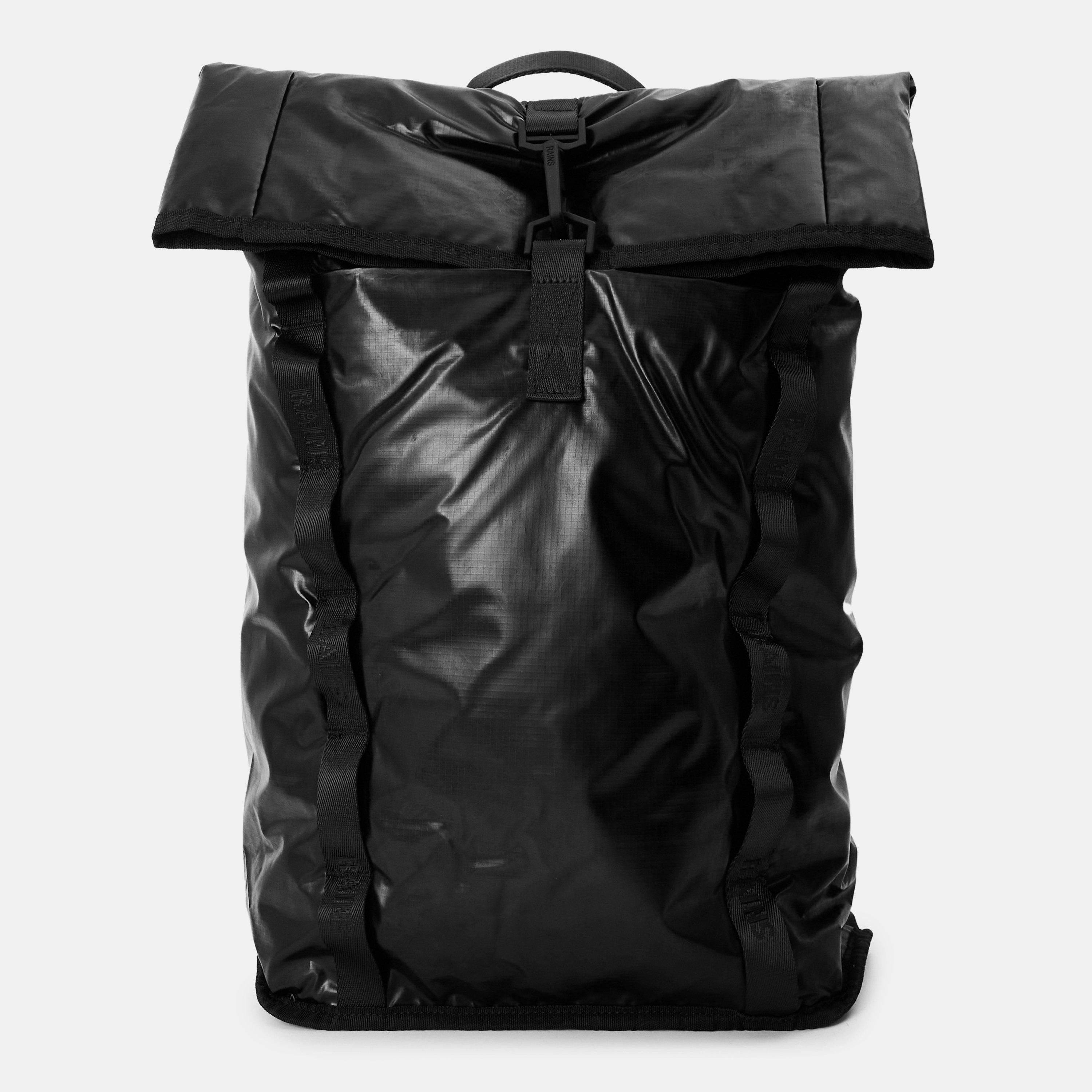 Rains Sibu Rolltop Backpack - Black