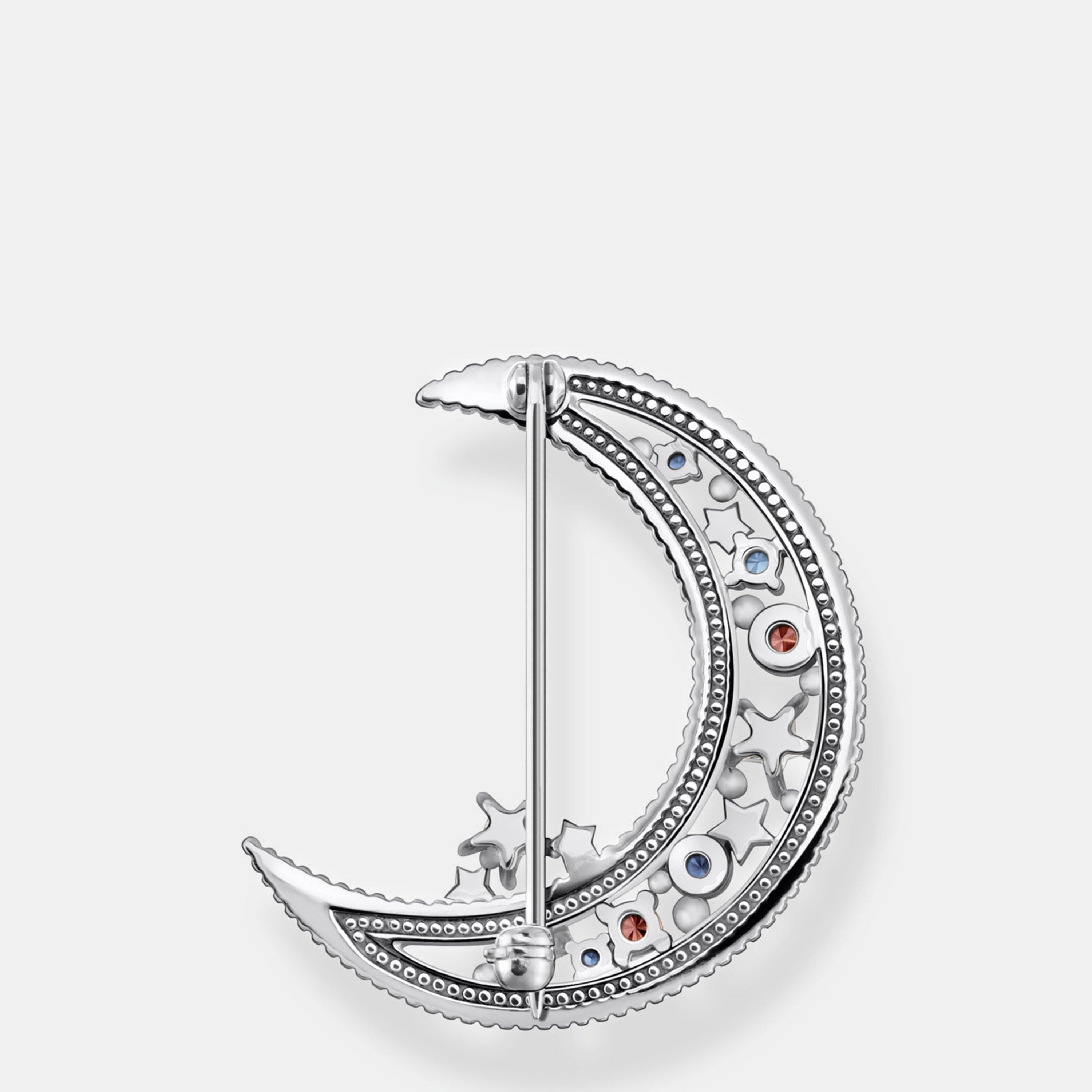 Dark-Blue - Thomas Sabo - Women's Crescent Moon Pendant - 2