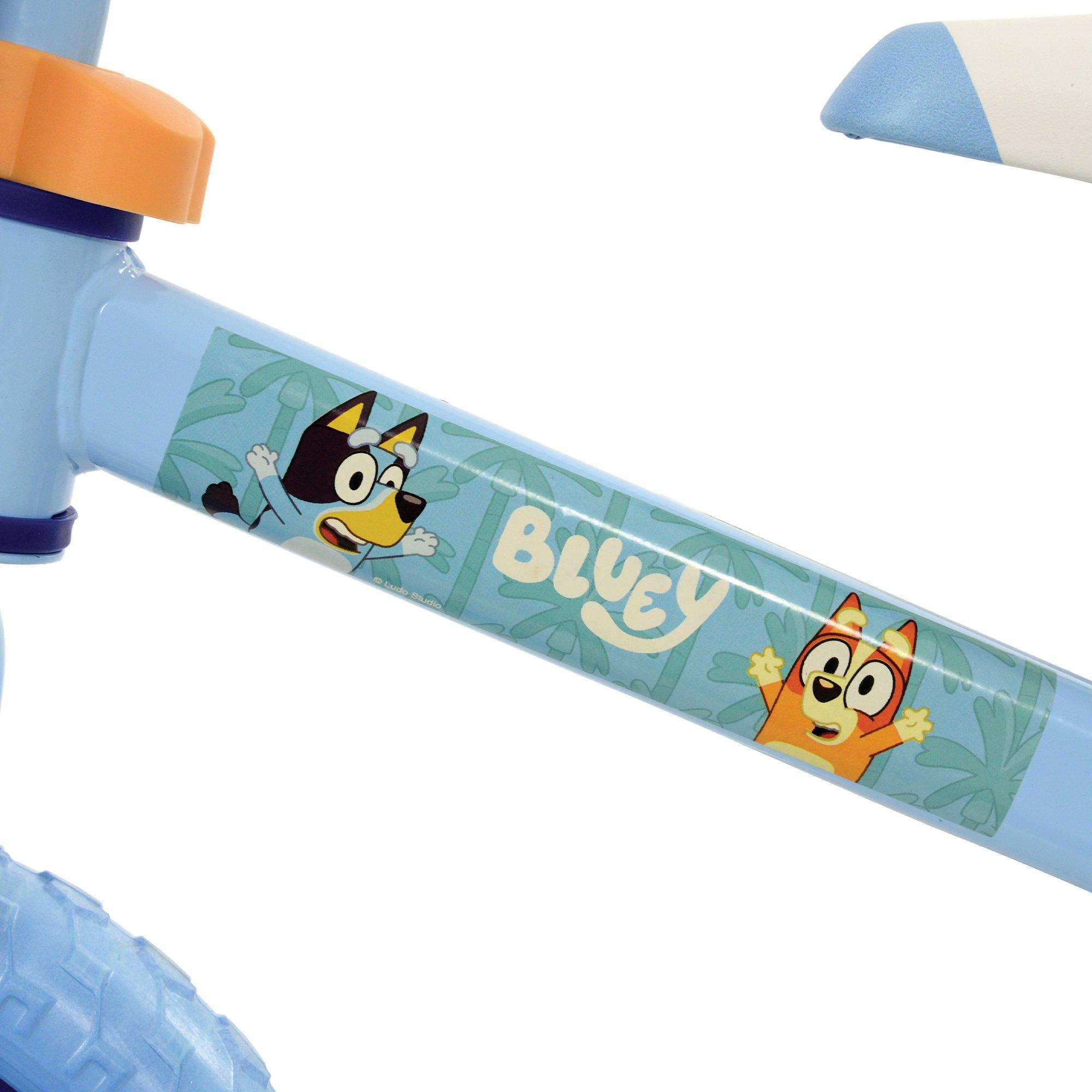 Blue - Bluey - MoVe Bluey 12 Balance Bike with Light Up Wheels - 6