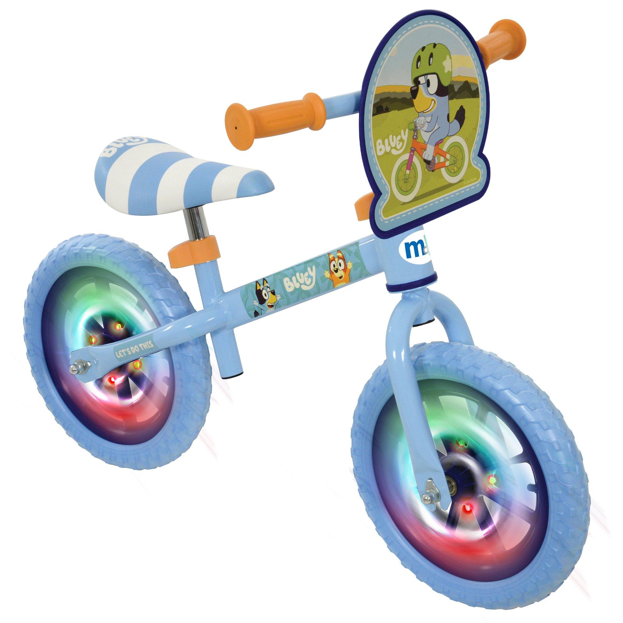 Blue - Bluey - MoVe Bluey 12 Balance Bike with Light Up Wheels - 9
