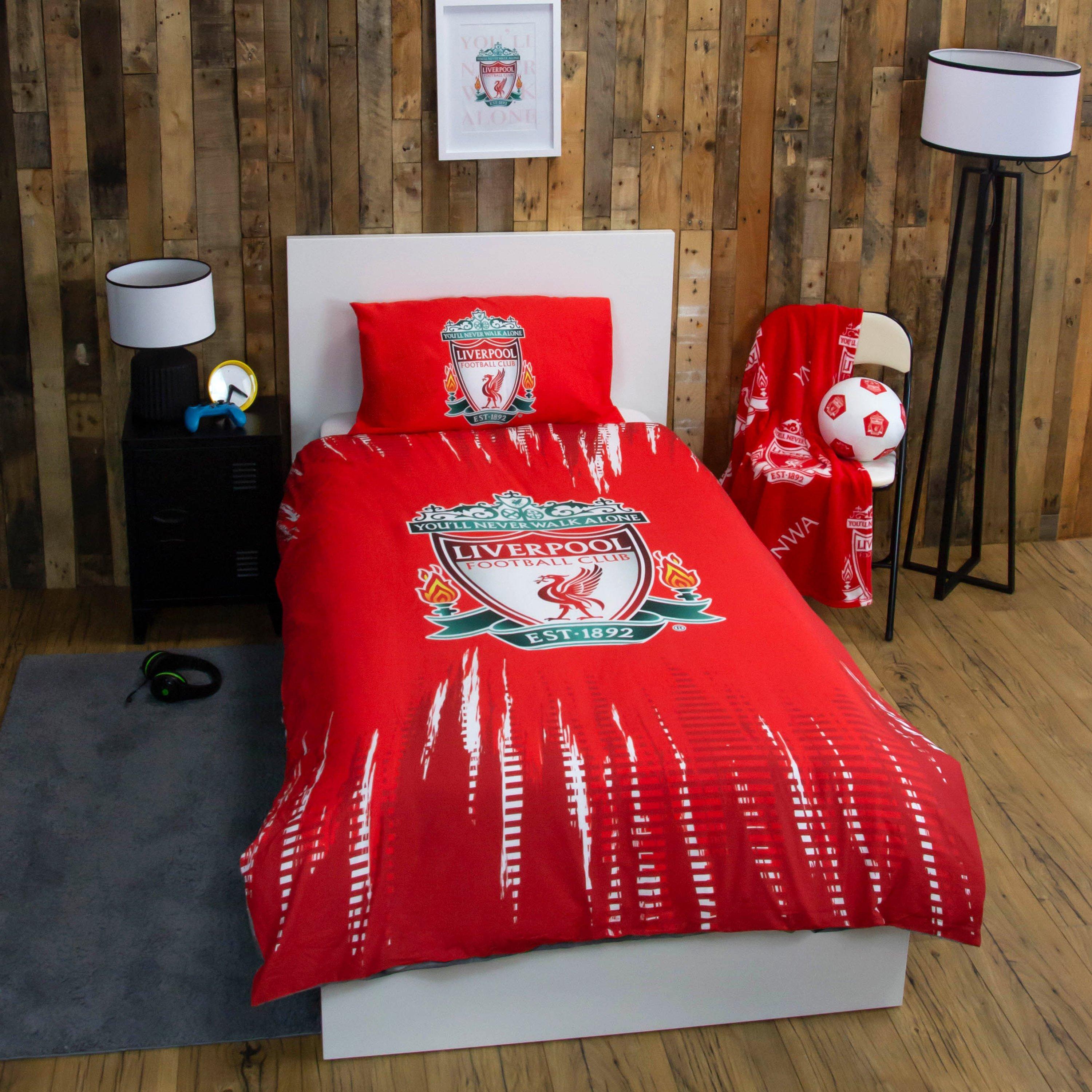 Red - Liverpool FC - Liverpool FC Stadium Single Panel Duvet - 4