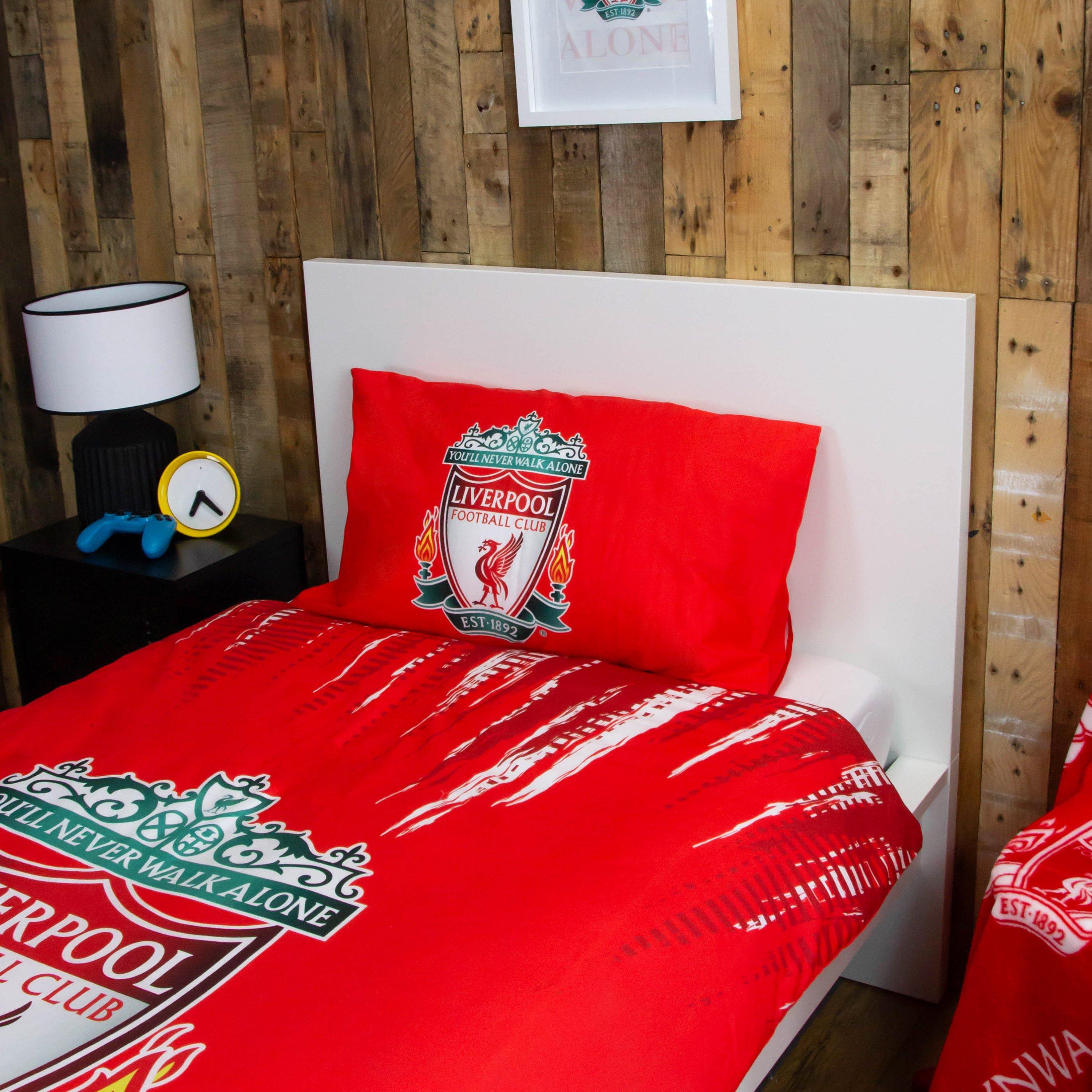 Red - Liverpool FC - Liverpool FC Stadium Single Panel Duvet - 5