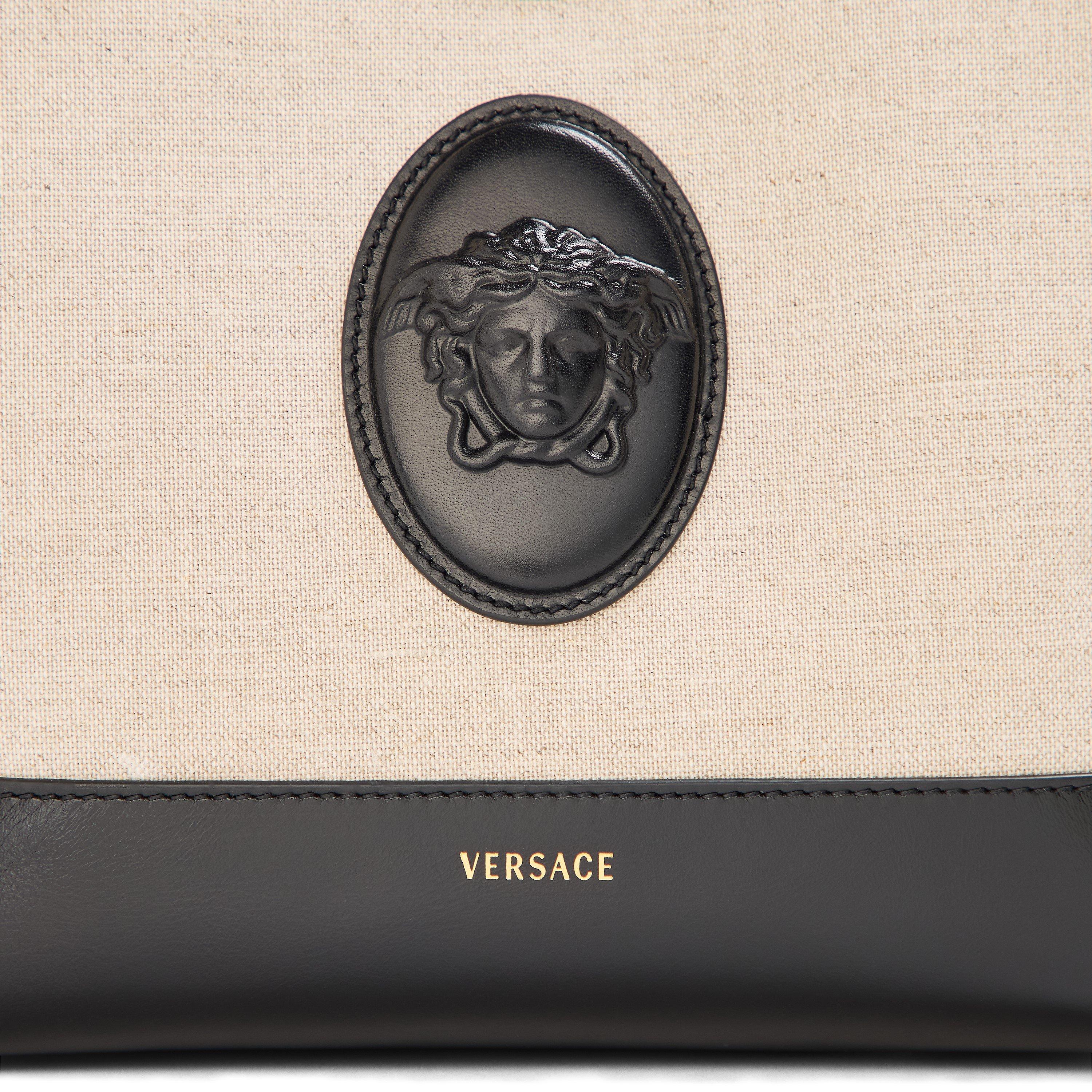 Beige Black - Versace - Women's Tote Bag S - 3