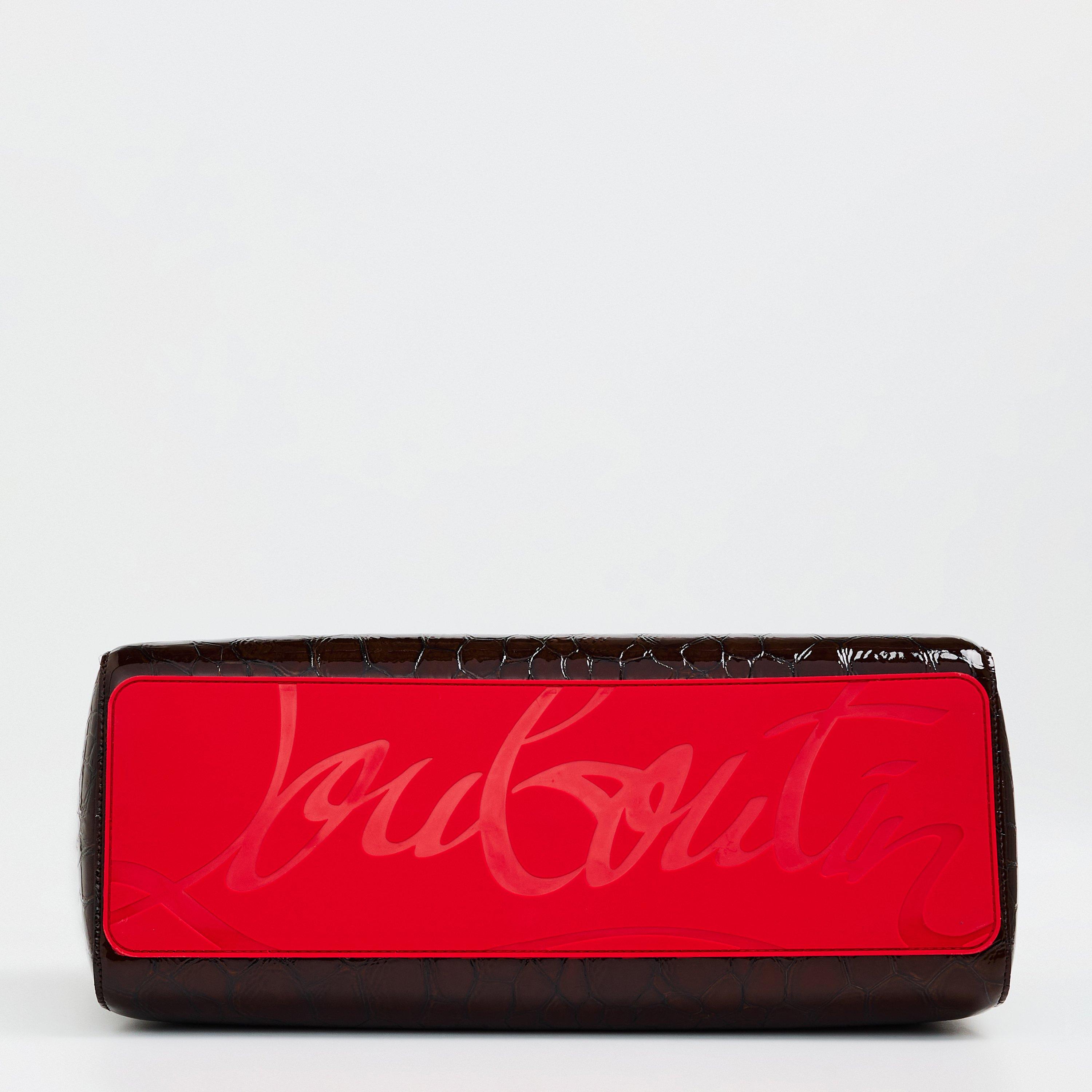 Croco Brn Gld - Christian Louboutin - Women's Tote Bag - 4