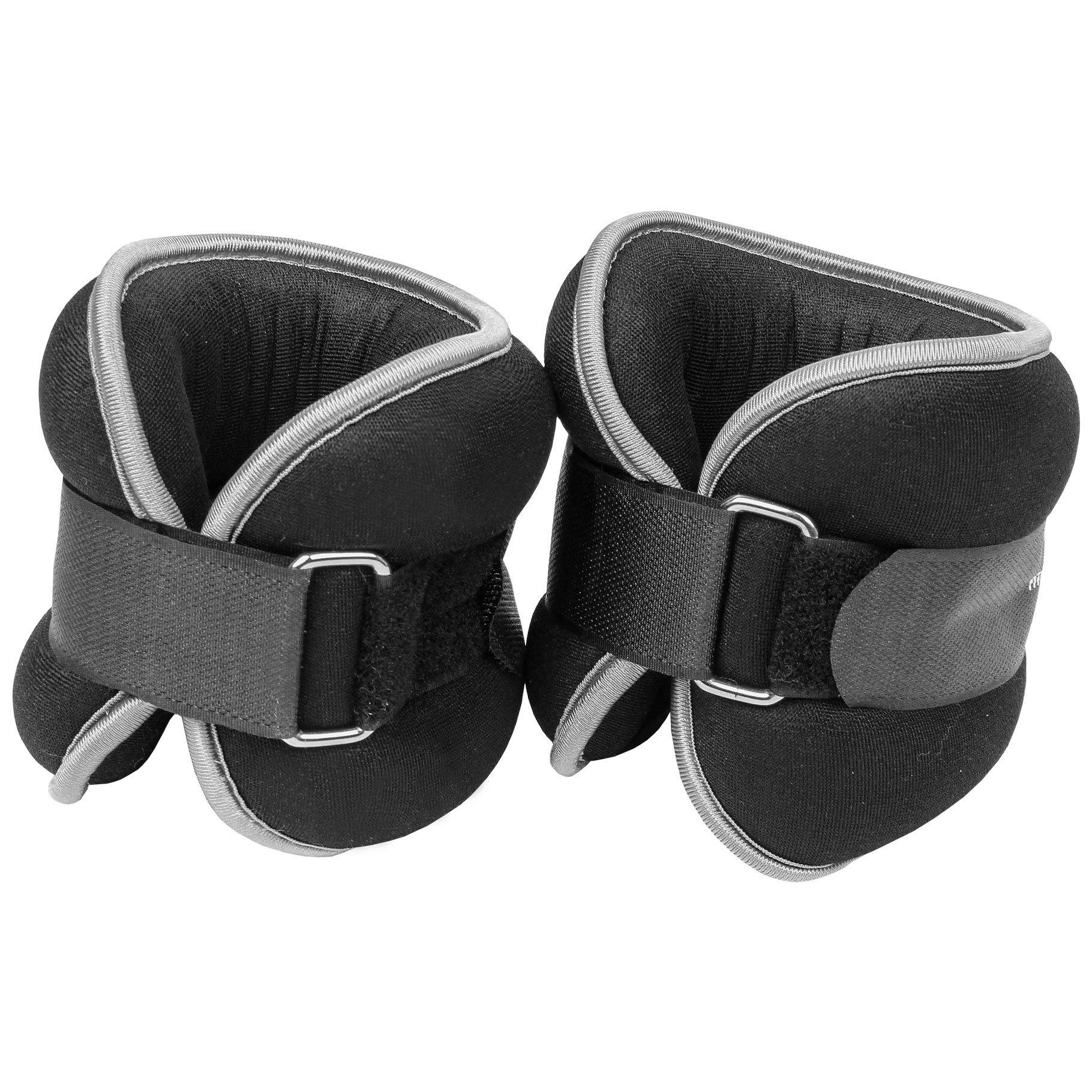 Black - Fitness-Mad - Neoprene Wrist & Ankle Weights - 0.5kg / 1kg / 2kg - 4