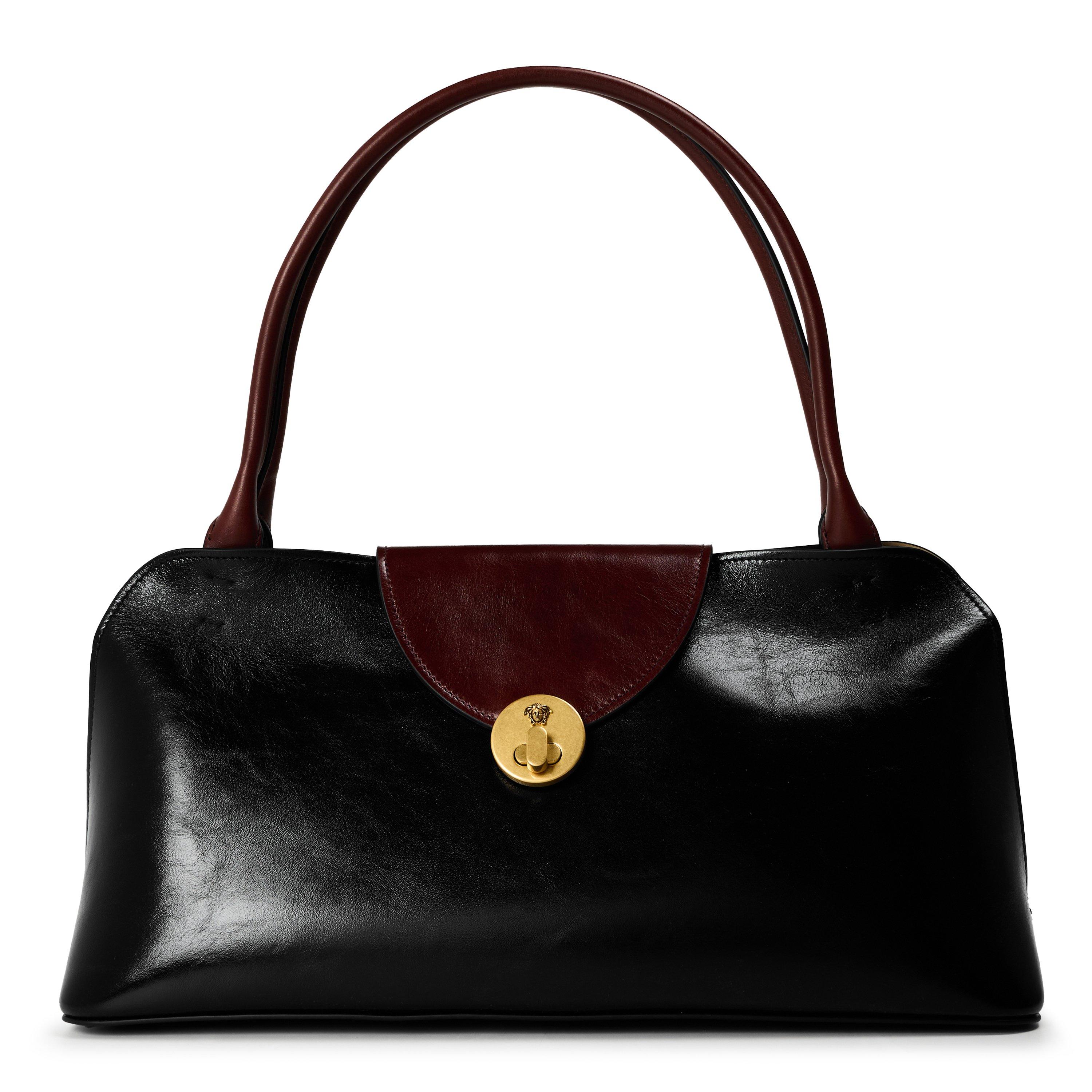 Black Rosewood - Versace - Women's Vivian Shoulder Bag - 1