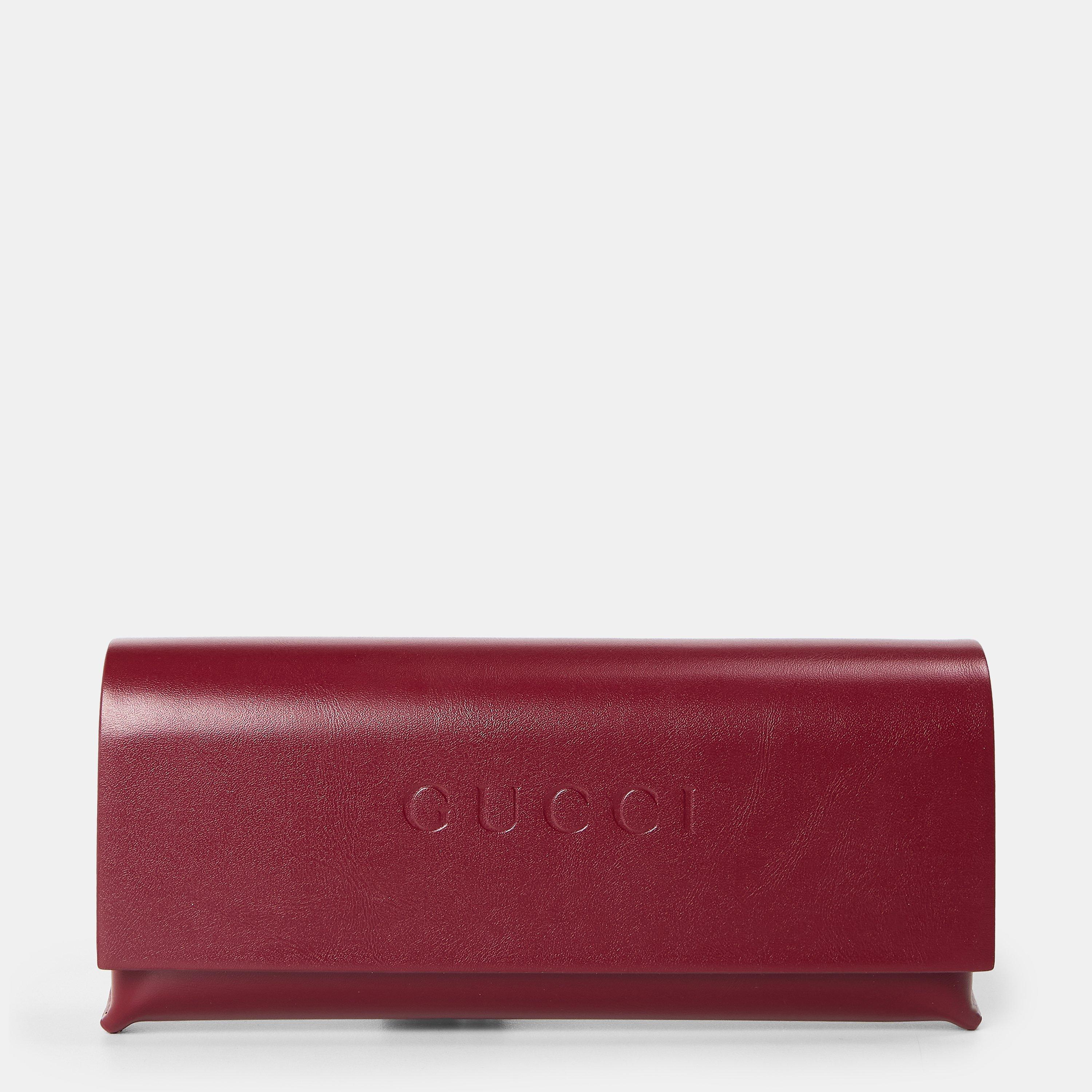 Black/Grey - Gucci - Butterfly Frame Sunglasses - 5