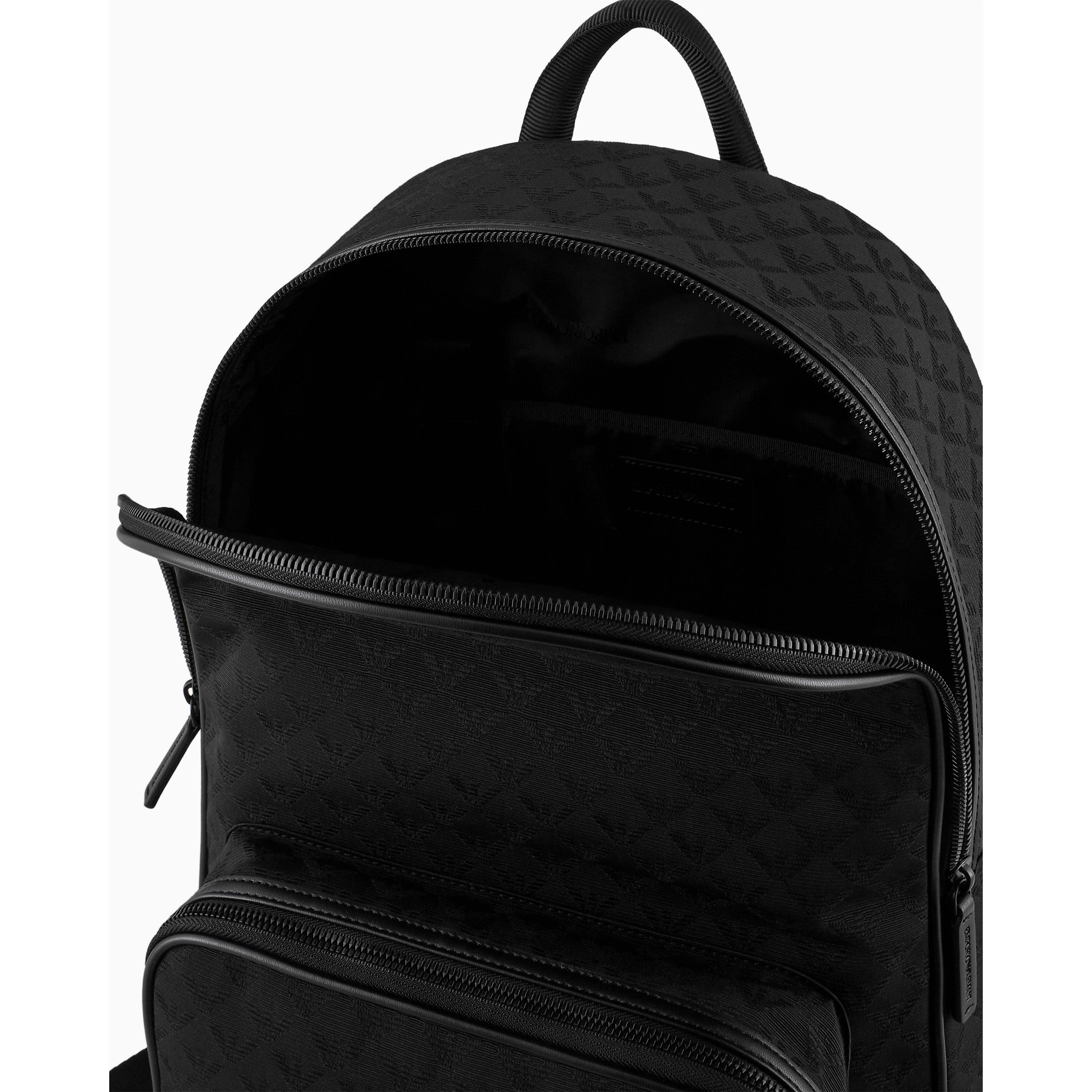 【EMPORIO ARMANI】マザーズバッグ リュック バックパック Emporio Armani | Men's All-Over Jacquard Backpack | Back Packs
