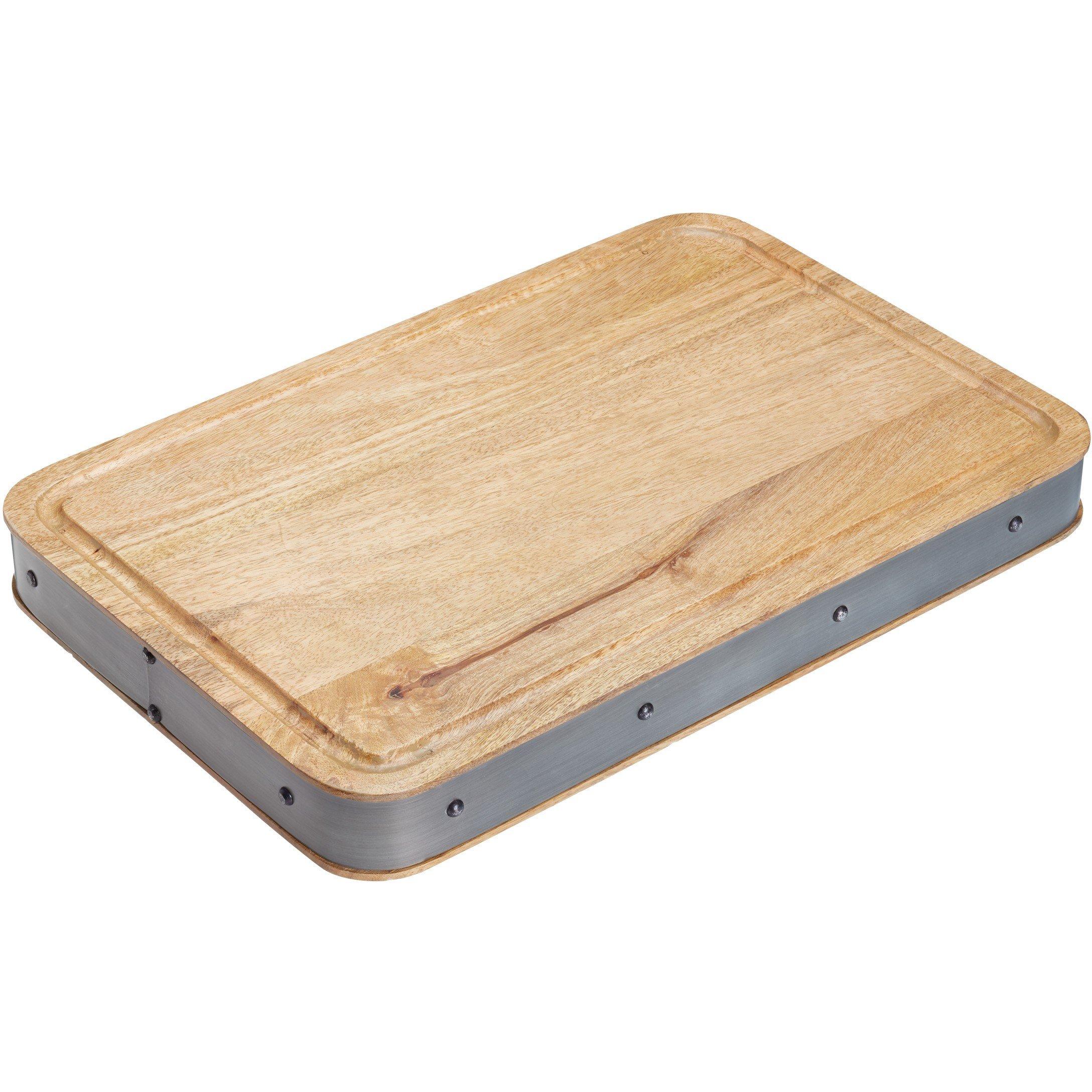 Wood - KitchenCraft - Industrial Kitchen Rectangular Wooden Chopping Boa - 1