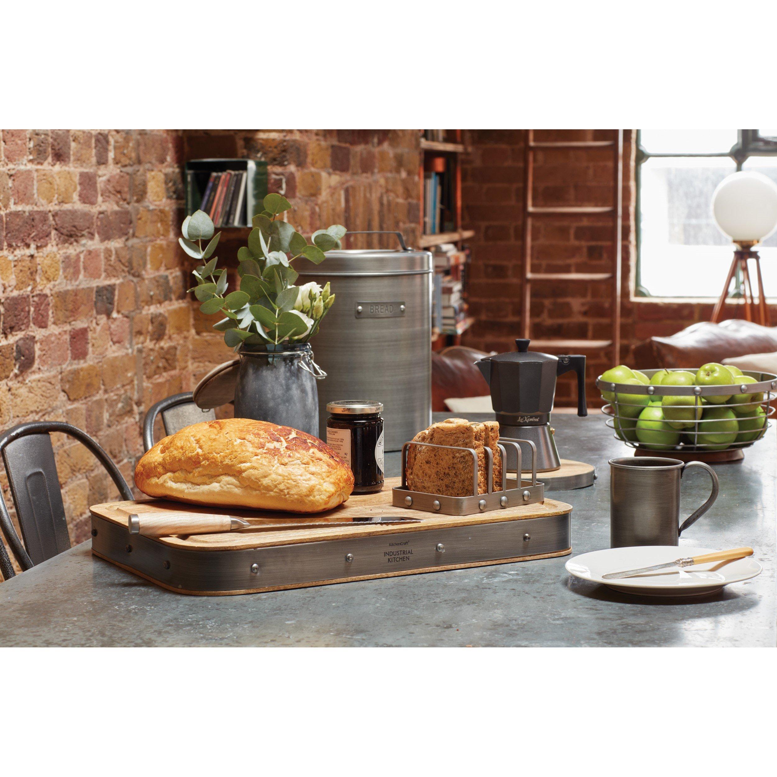 Wood - KitchenCraft - Industrial Kitchen Rectangular Wooden Chopping Boa - 2