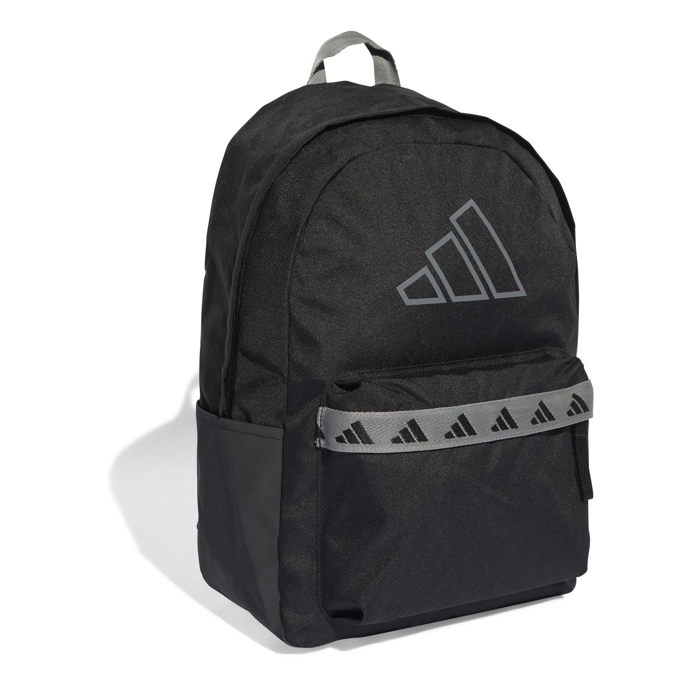 Blk/Grey Three - adidas - Kids' CL Tape Backpack - 3