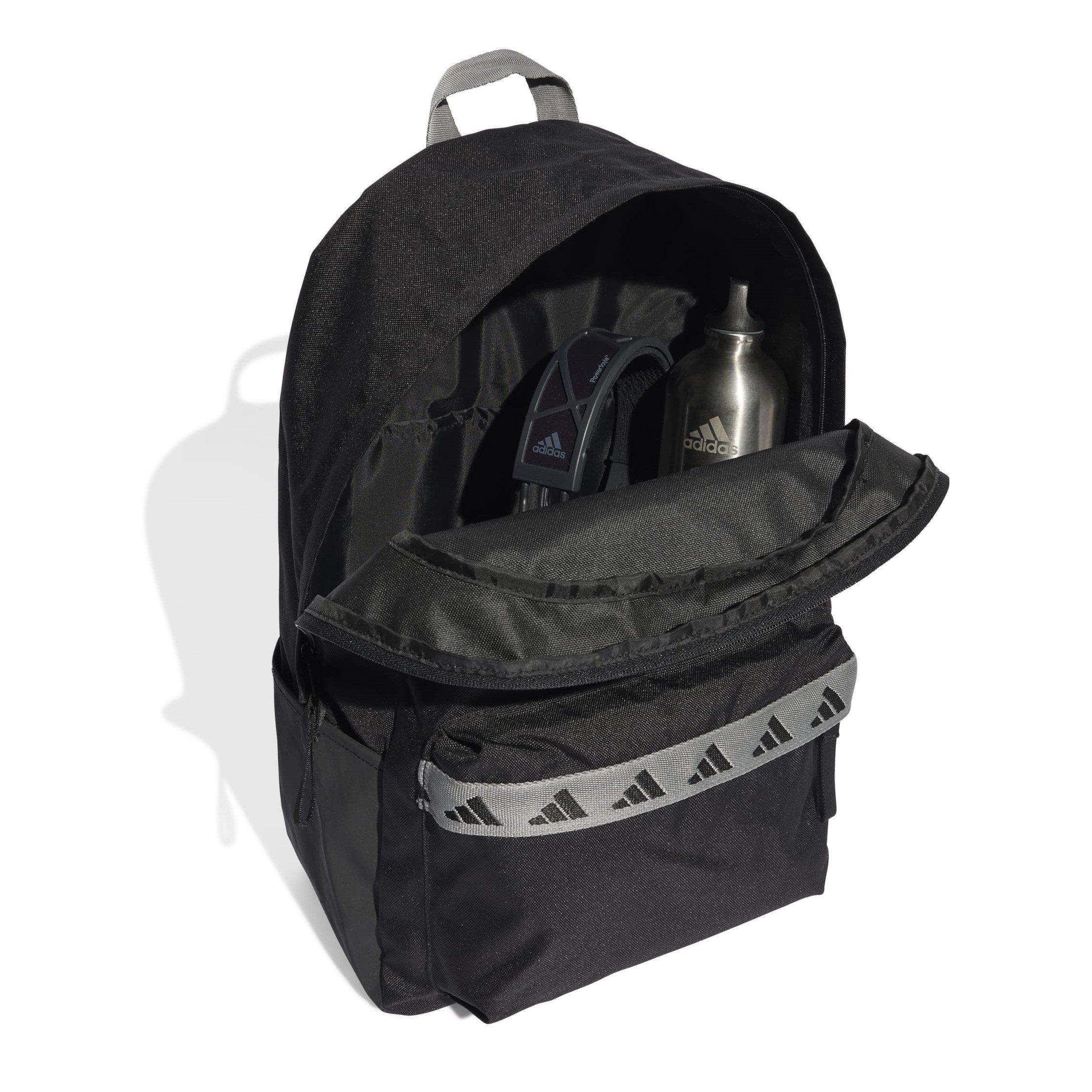 Blk/Grey Three - adidas - Kids' CL Tape Backpack - 4