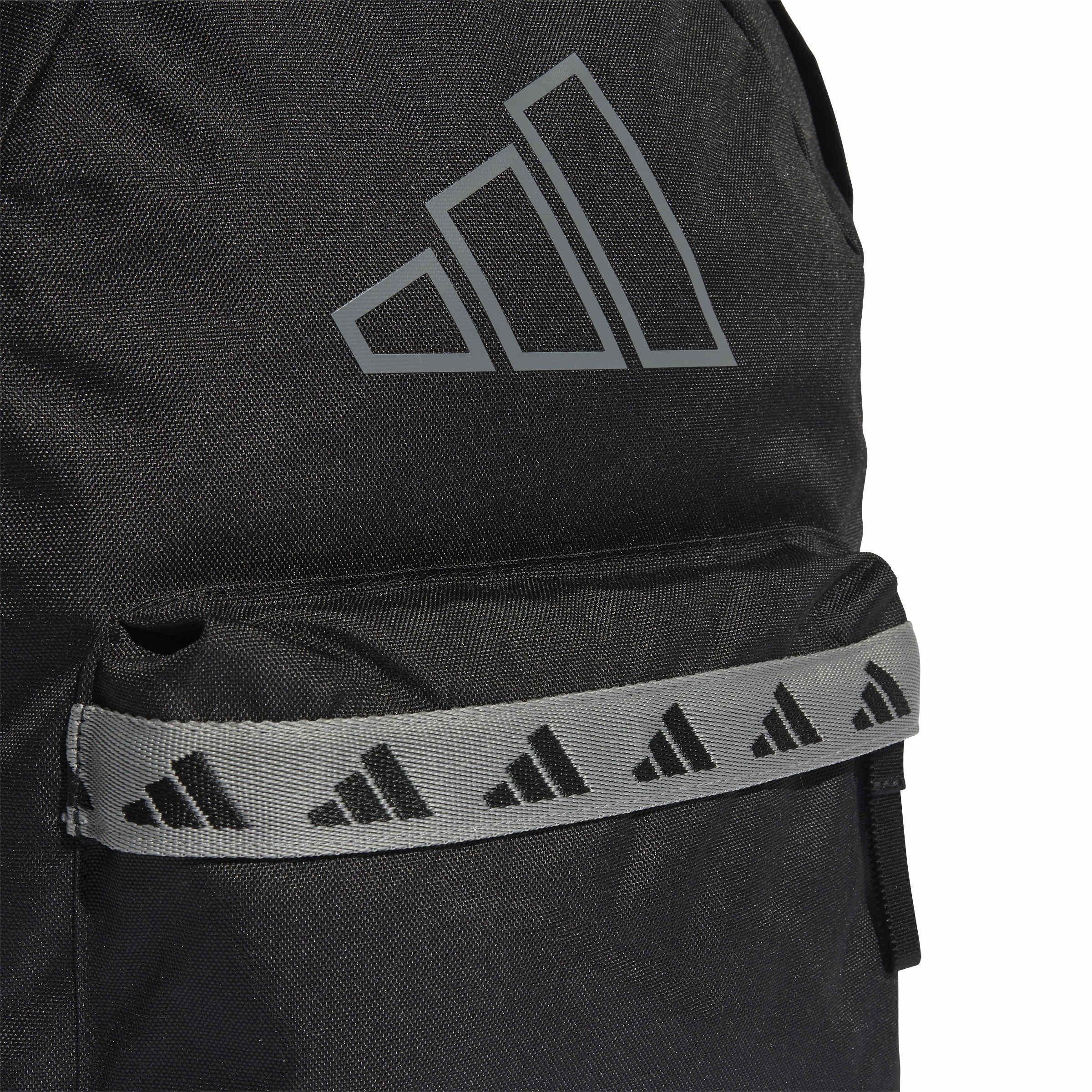 Blk/Grey Three - adidas - Kids' CL Tape Backpack - 6