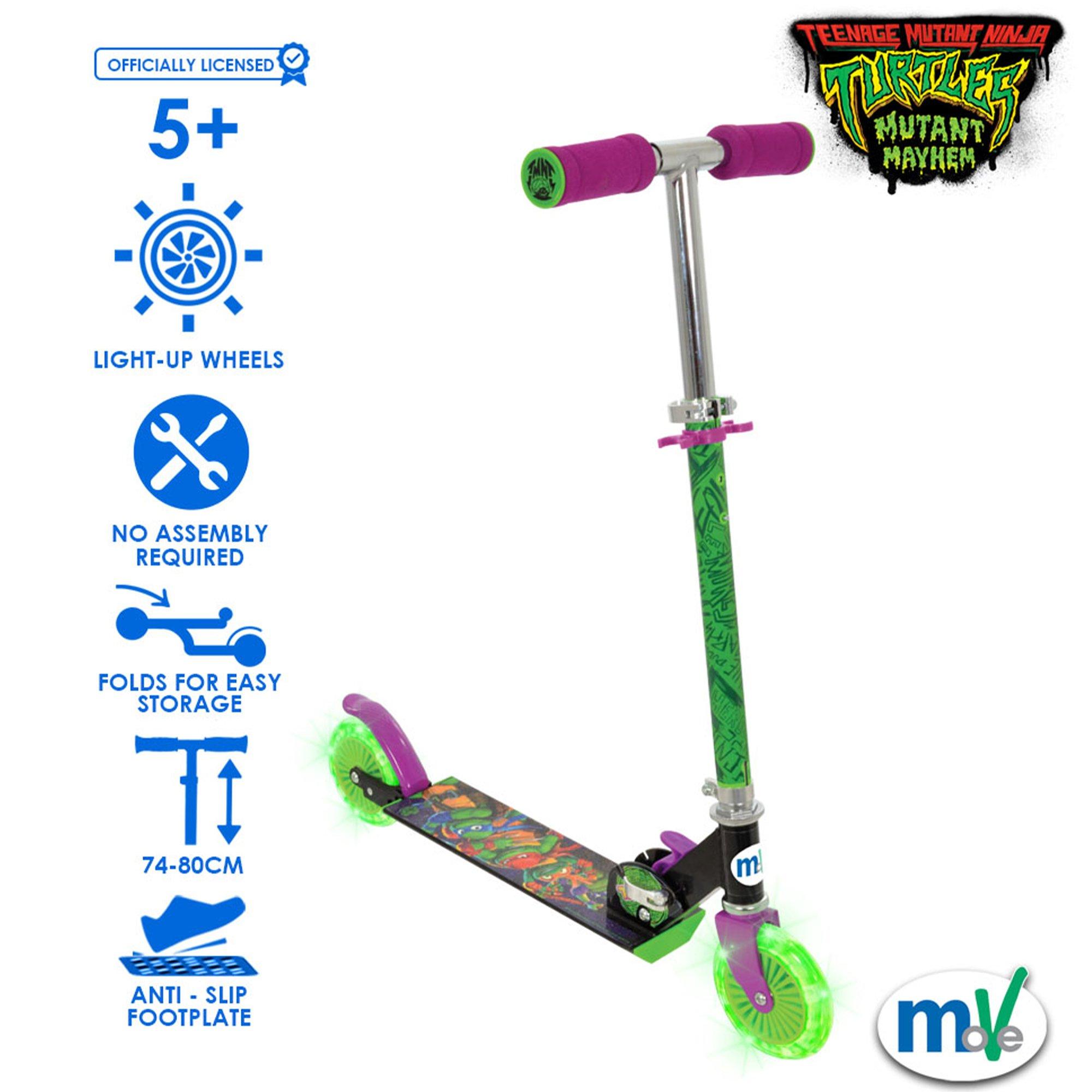 Multi - Move - MoVe Turtles Folding Inline Scooter with Light Up - 3