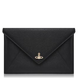 Vivienne Westwood Saffiano Envelope Clutch
