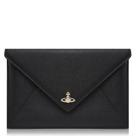 Vivienne Westwood Saffiano Envelope Clutch