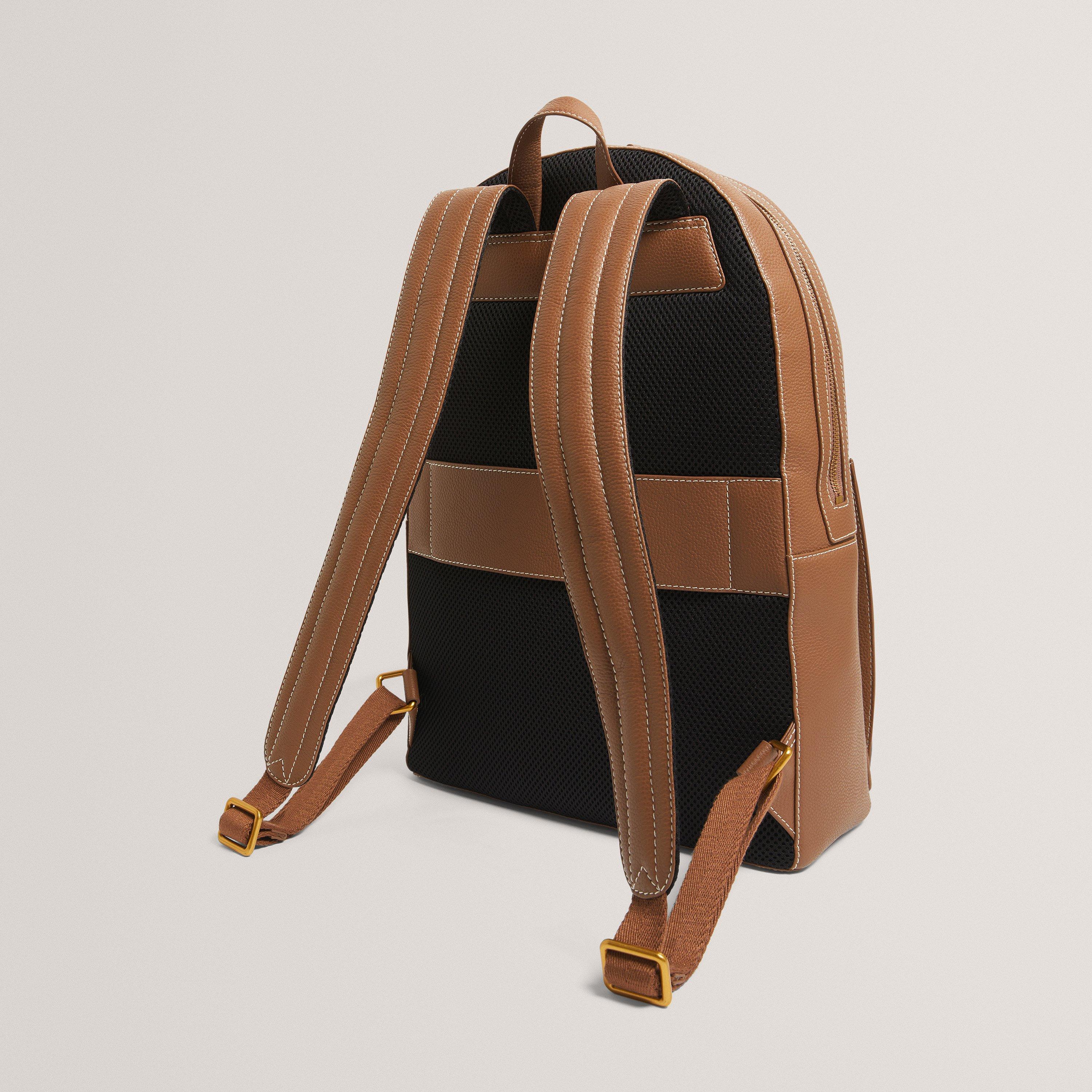 Tan - Ted Baker - Ted PebbleLthr B/Pk Sn62 - 2