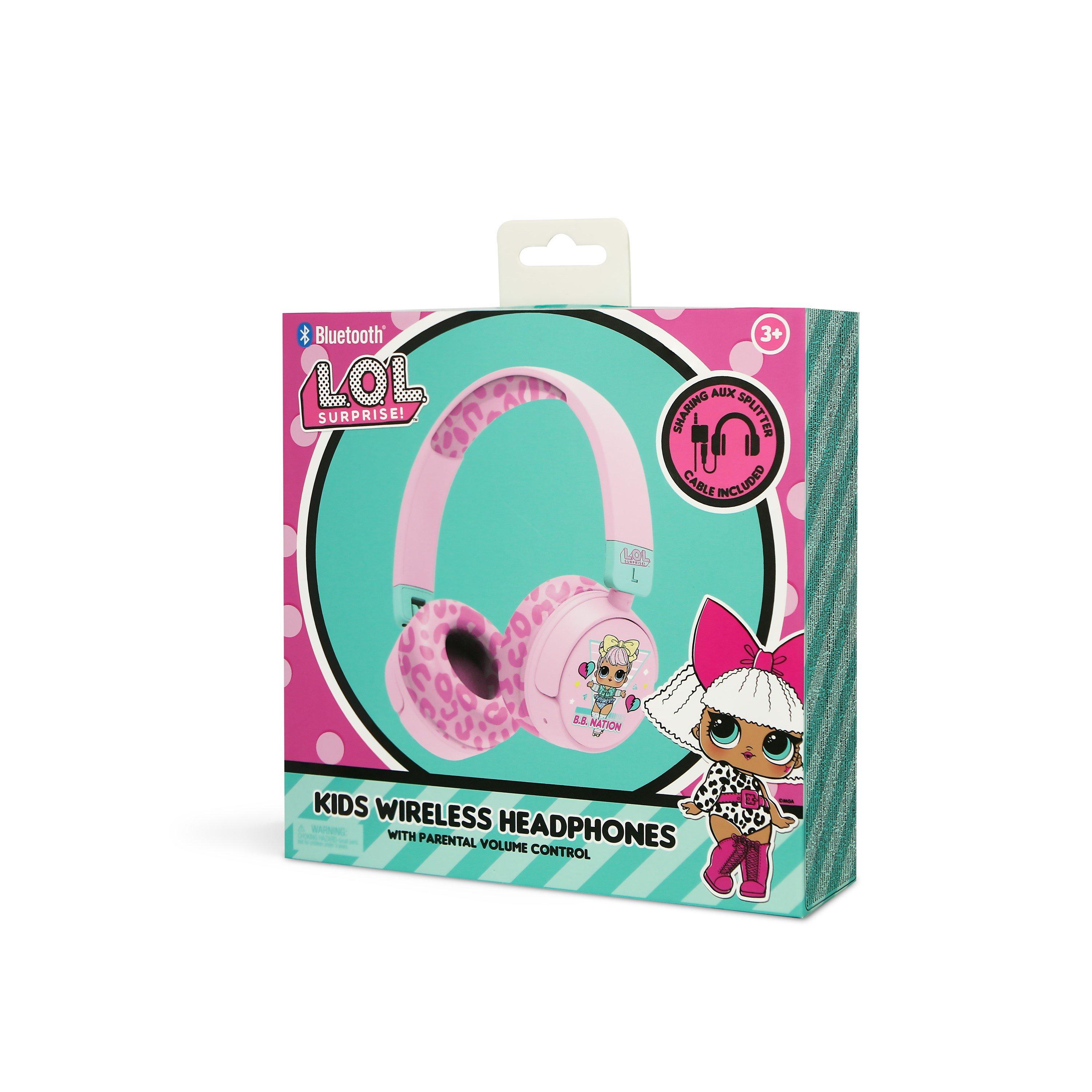 Lyserød - OTL Technologies - Surprise BB Nation Wireless Over-Ear Headphone - 3