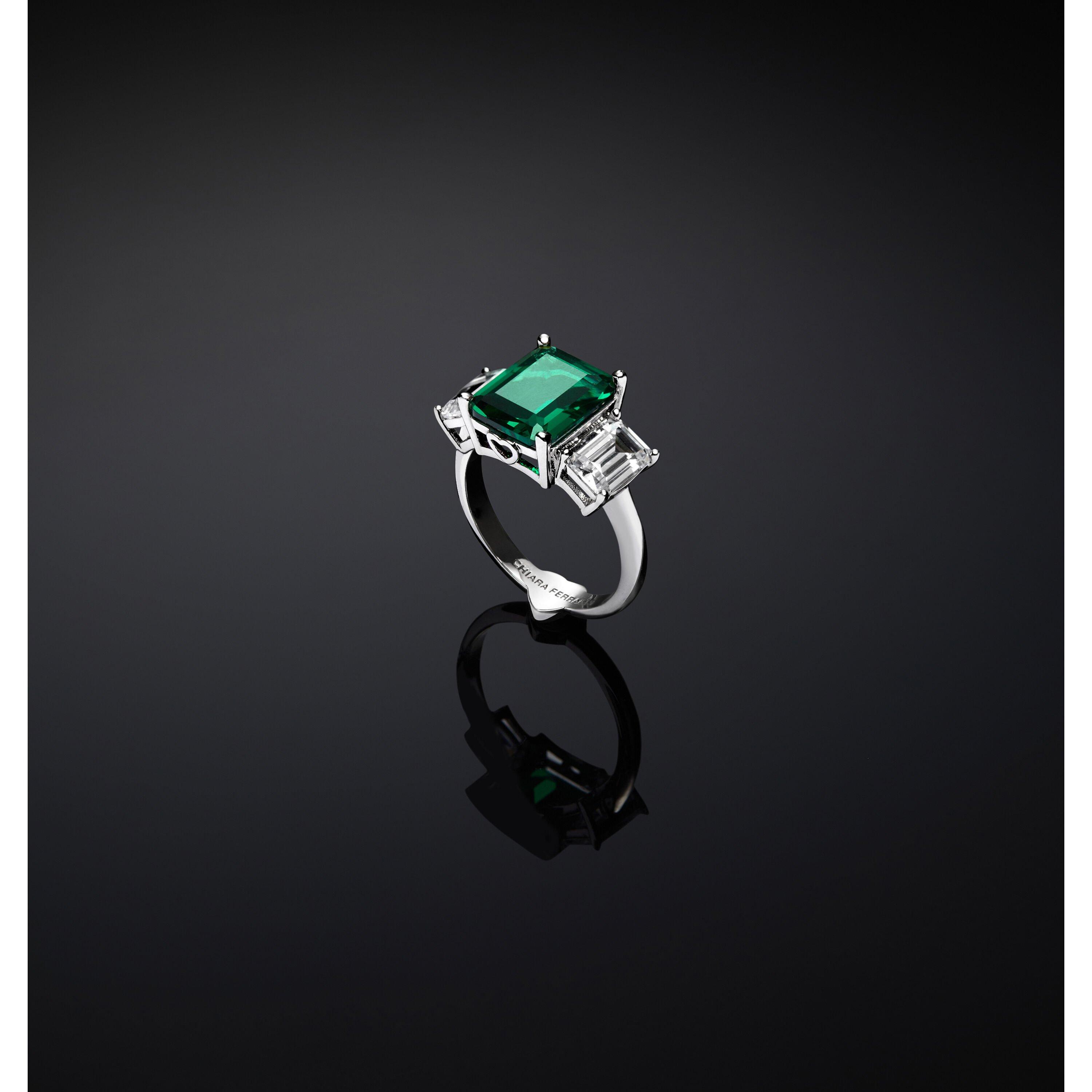 Multi - Chiara Ferragni - Women's Emerald Ring