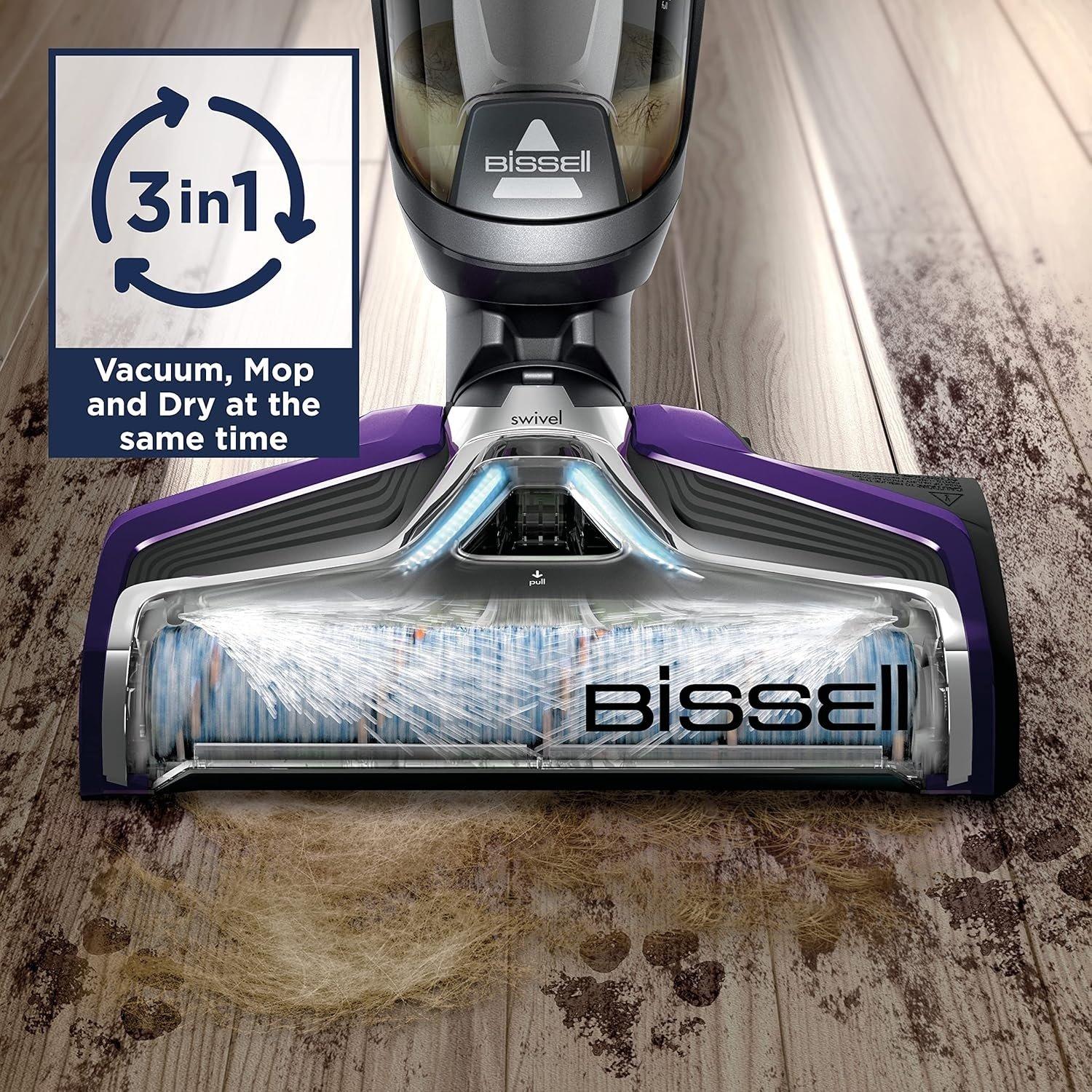 Purple - Bissell - BISSELL CrossWave Pet Pro Hard Floor Vacuum - 2