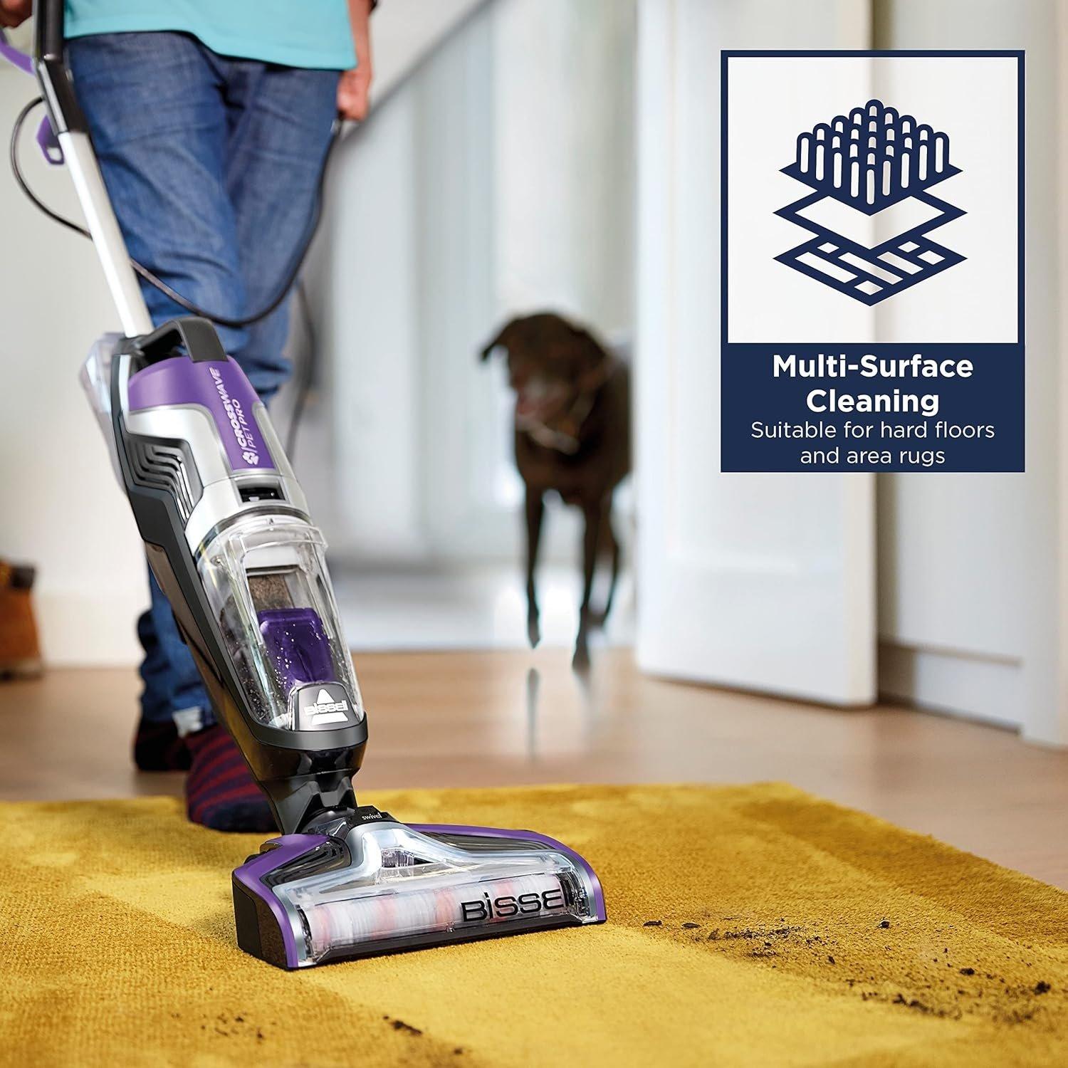 Purple - Bissell - BISSELL CrossWave Pet Pro Hard Floor Vacuum - 4